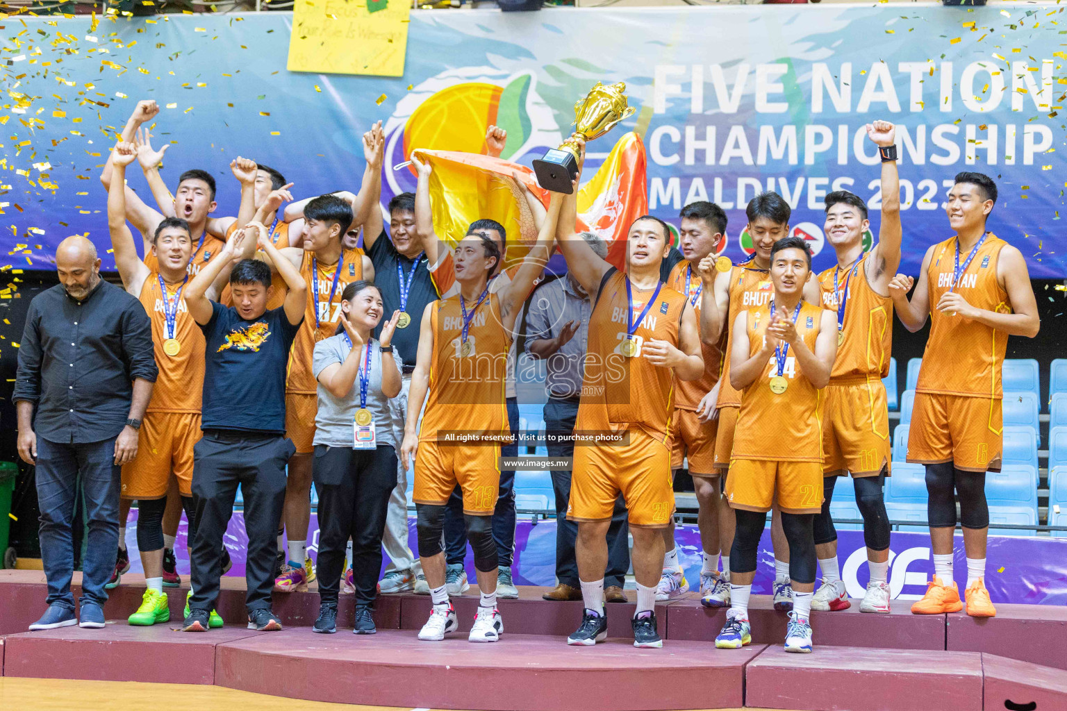 Bangladesh vs Bhutan in the final of Five Nation Championship 2023 was held in Social Center, Male', Maldives on Thursday, 22nd June 2023. Photos: Ismail Thoriq / images.mv