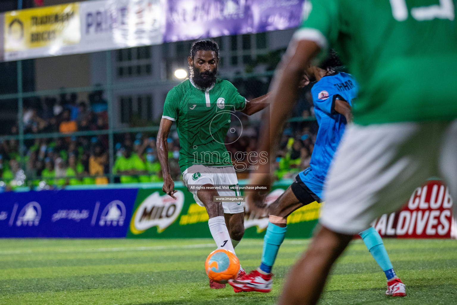 Team FSM vs Club HDC in the Quarter Finals of Club Maldives 2021 held at Hulhumale;, on 12th December 2021 Photos: Ismail Thoriq / images.mv