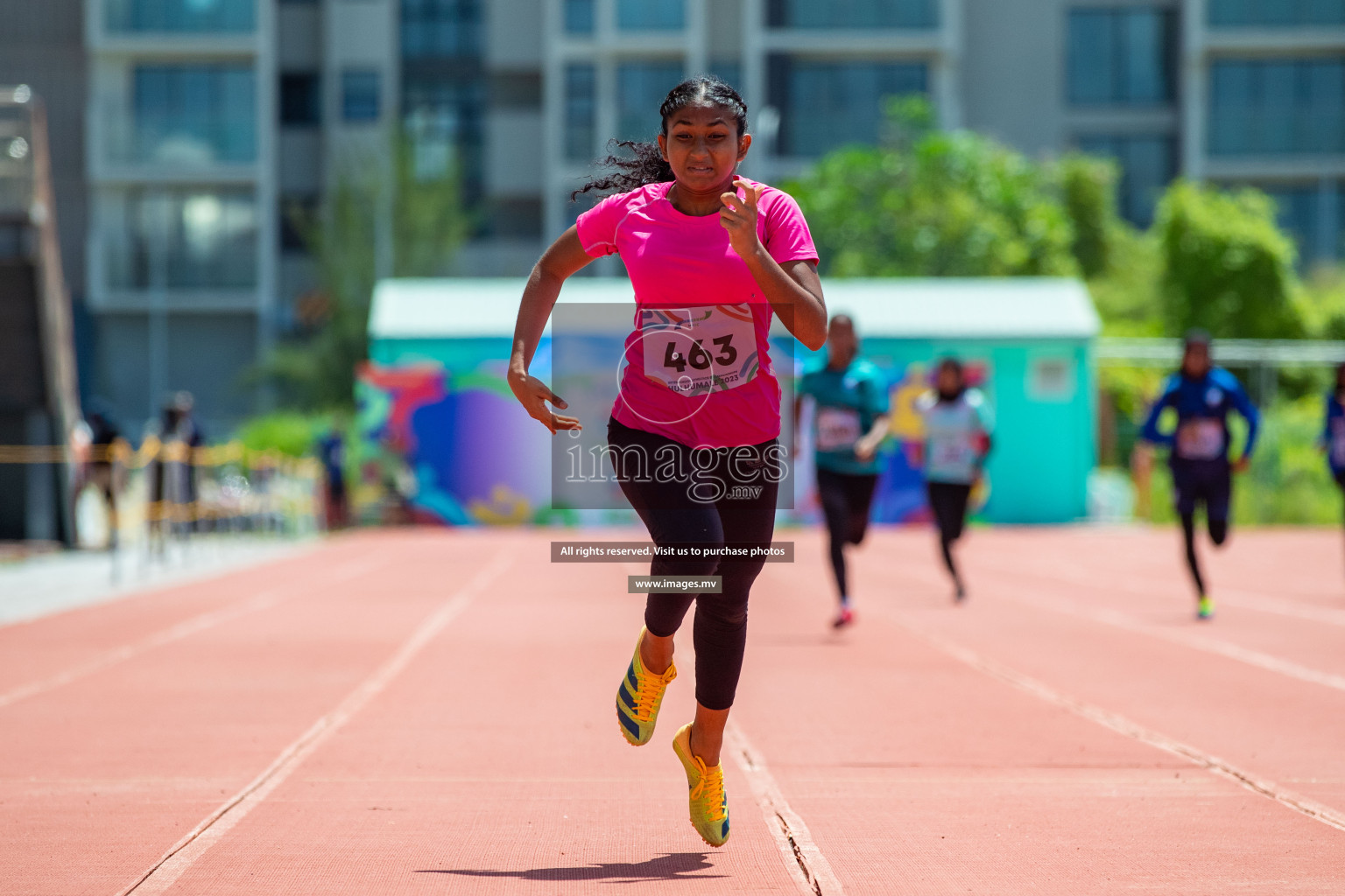 Day three of Inter School Athletics Championship 2023 was held at Hulhumale' Running Track at Hulhumale', Maldives on Tuesday, 16th May 2023. Photos: Nausham Waheed / images.mv