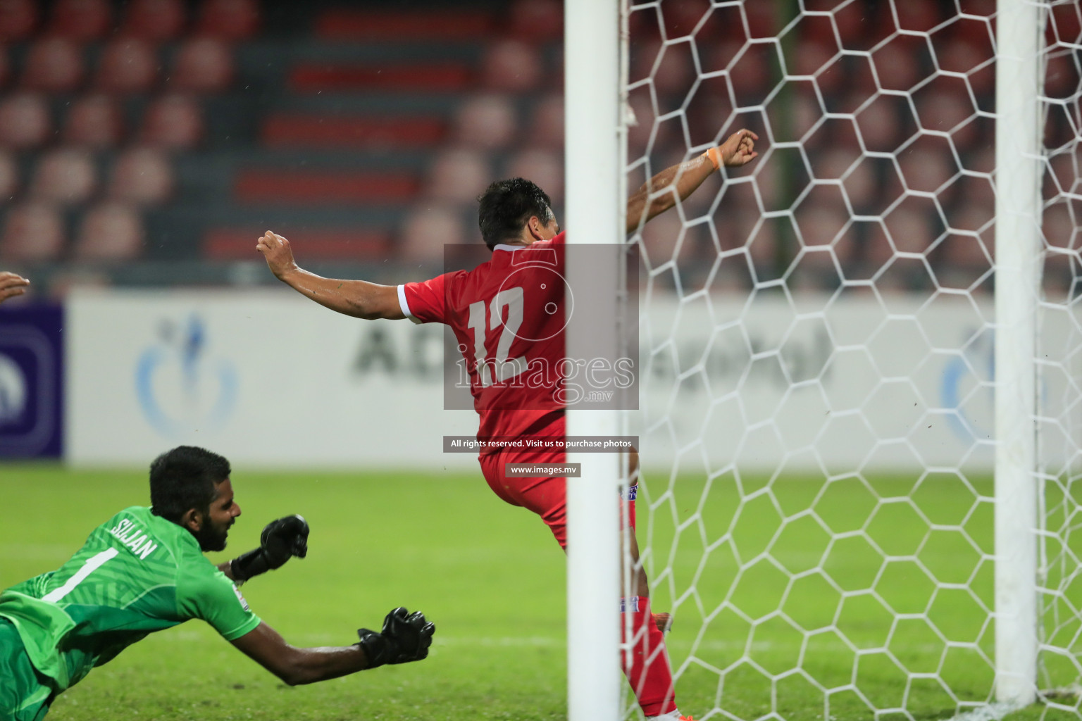 Nepal vs Sri Lanka in SAFF Championship 2021 held on 4th October 2021 in Galolhu National Stadium, Male', Maldives