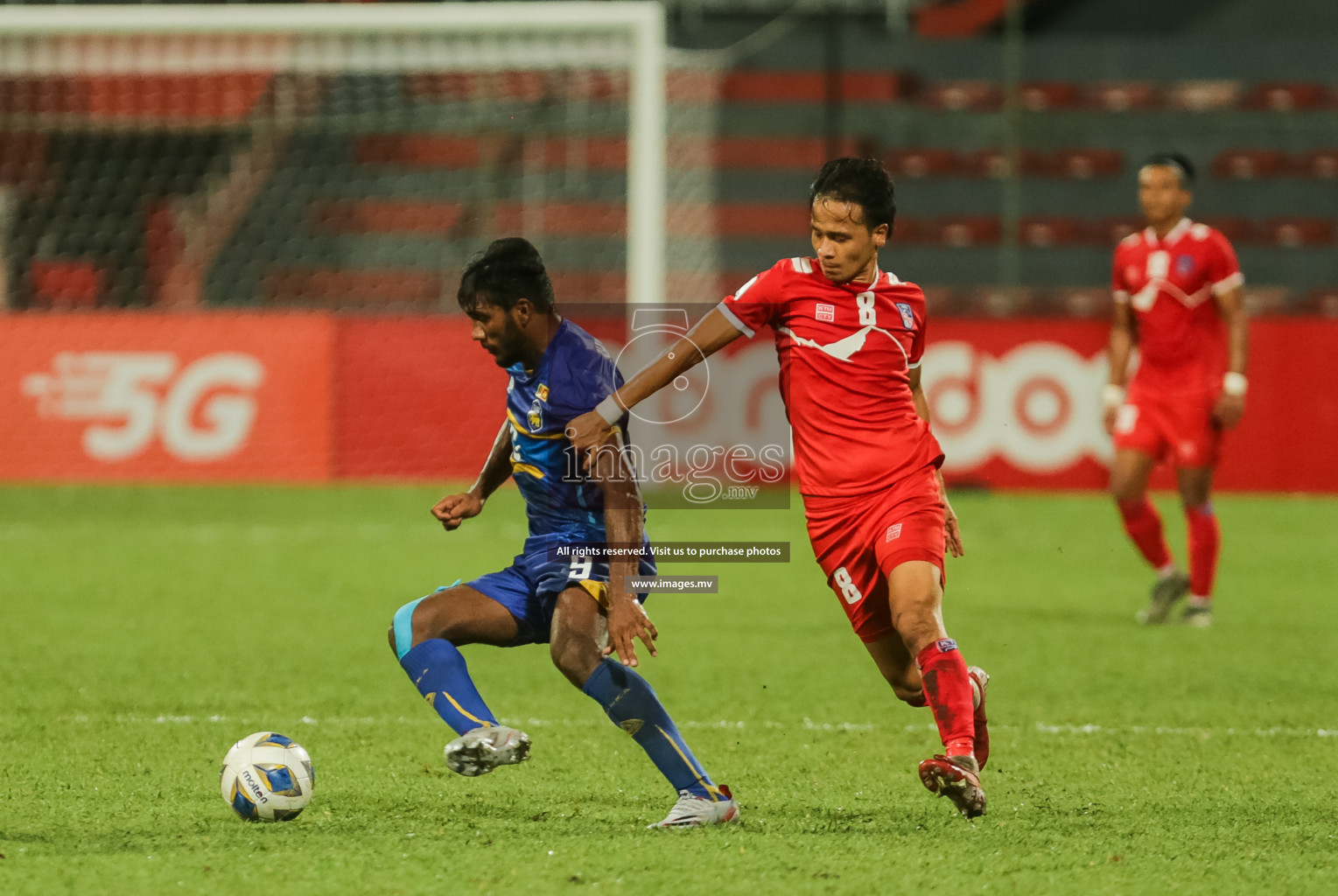 Nepal vs Sri Lanka in SAFF Championship 2021 held on 4th October 2021 in Galolhu National Stadium, Male', Maldives