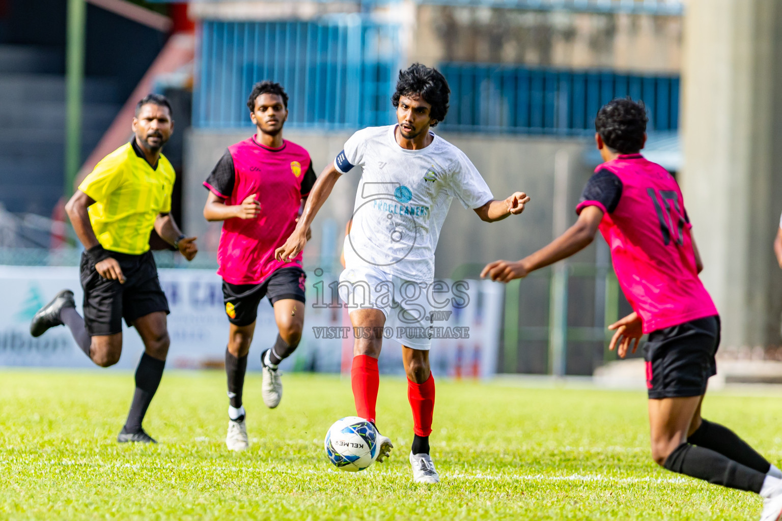 United Victory vs Club Green Street in Day 4 of Under 19 Youth Championship 2024 was held at National Stadium in Male', Maldives on Thursday, 13th June 2024. Photos: Nausham Waheed / images.mv