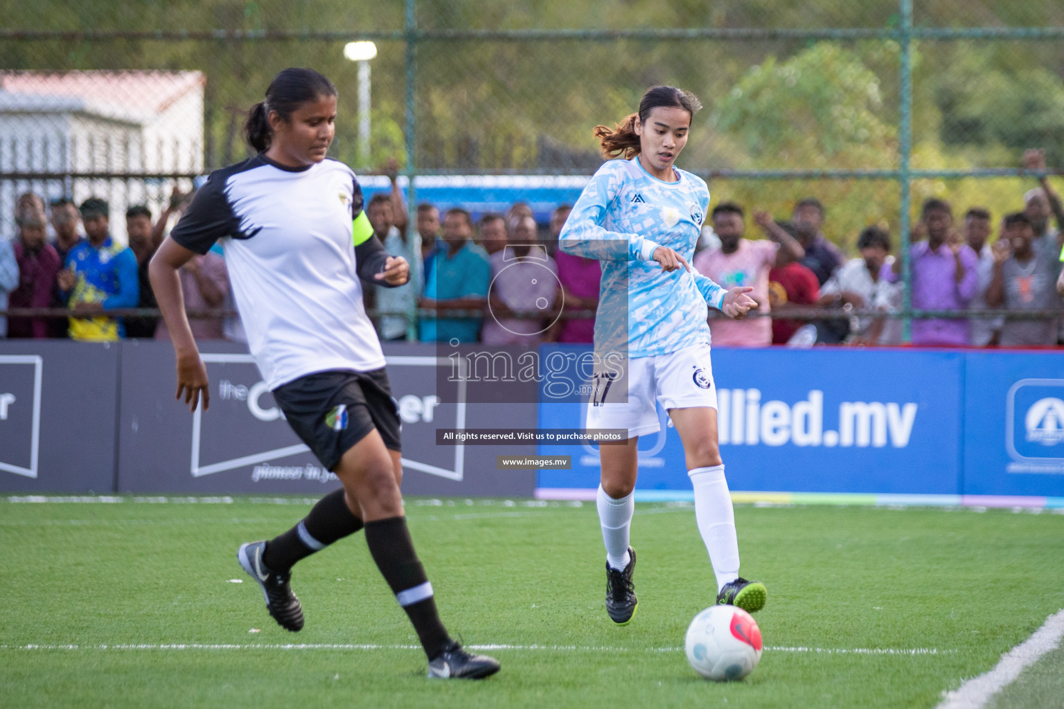 MPL vs DSC in Eighteen Thirty Women's Futsal Fiesta 2022 was held in Hulhumale', Maldives on Monday, 17th October 2022. Photos: Hassan Simah, Mohamed Mahfooz Moosa / images.mv