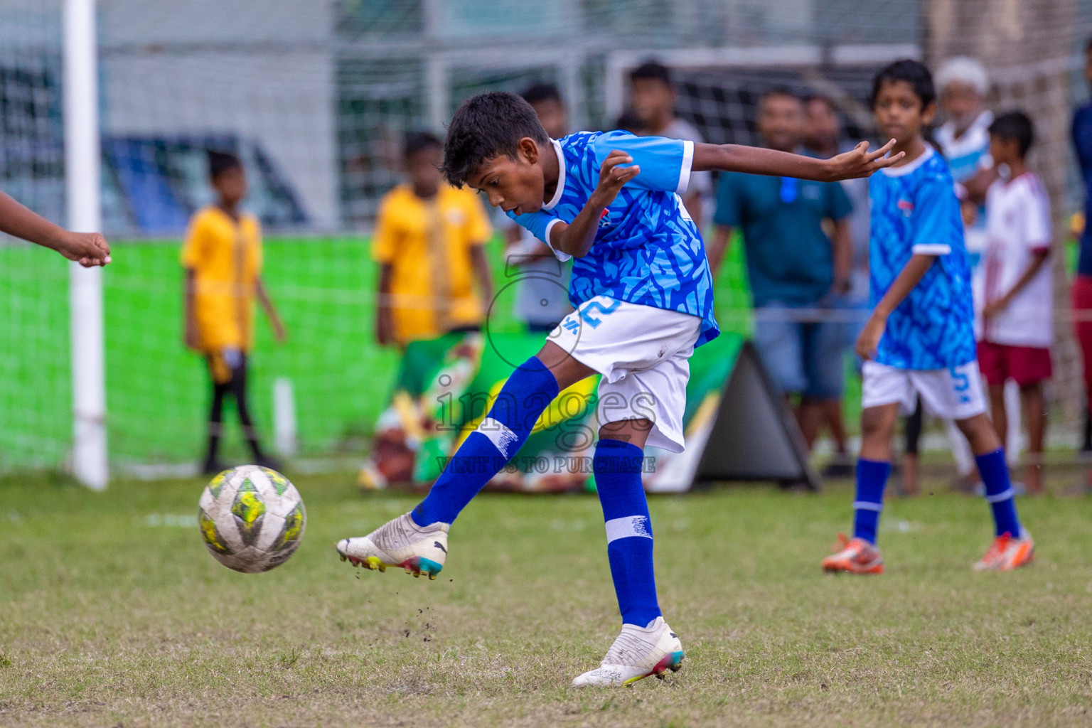 Day 1 of MILO Academy Championship 2024 - U12 was held at Henveiru Grounds in Male', Maldives on Thursday, 4th July 2024. Photos: Shuu Abdul Sattar / images.mv