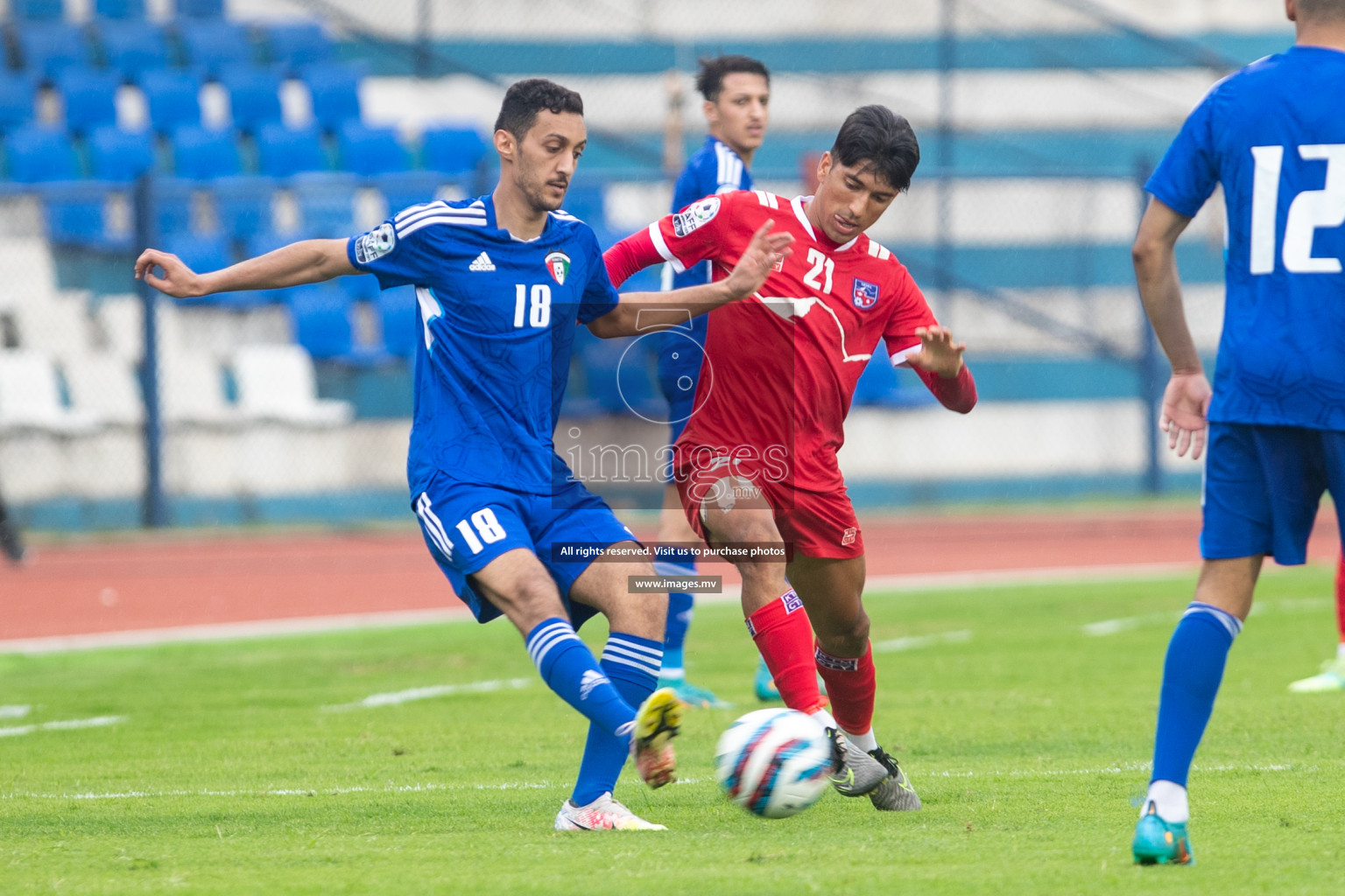 Kuwait vs Nepal in the opening match of SAFF Championship 2023 held in Sree Kanteerava Stadium, Bengaluru, India, on Wednesday, 21st June 2023. Photos: Nausham Waheed / images.mv