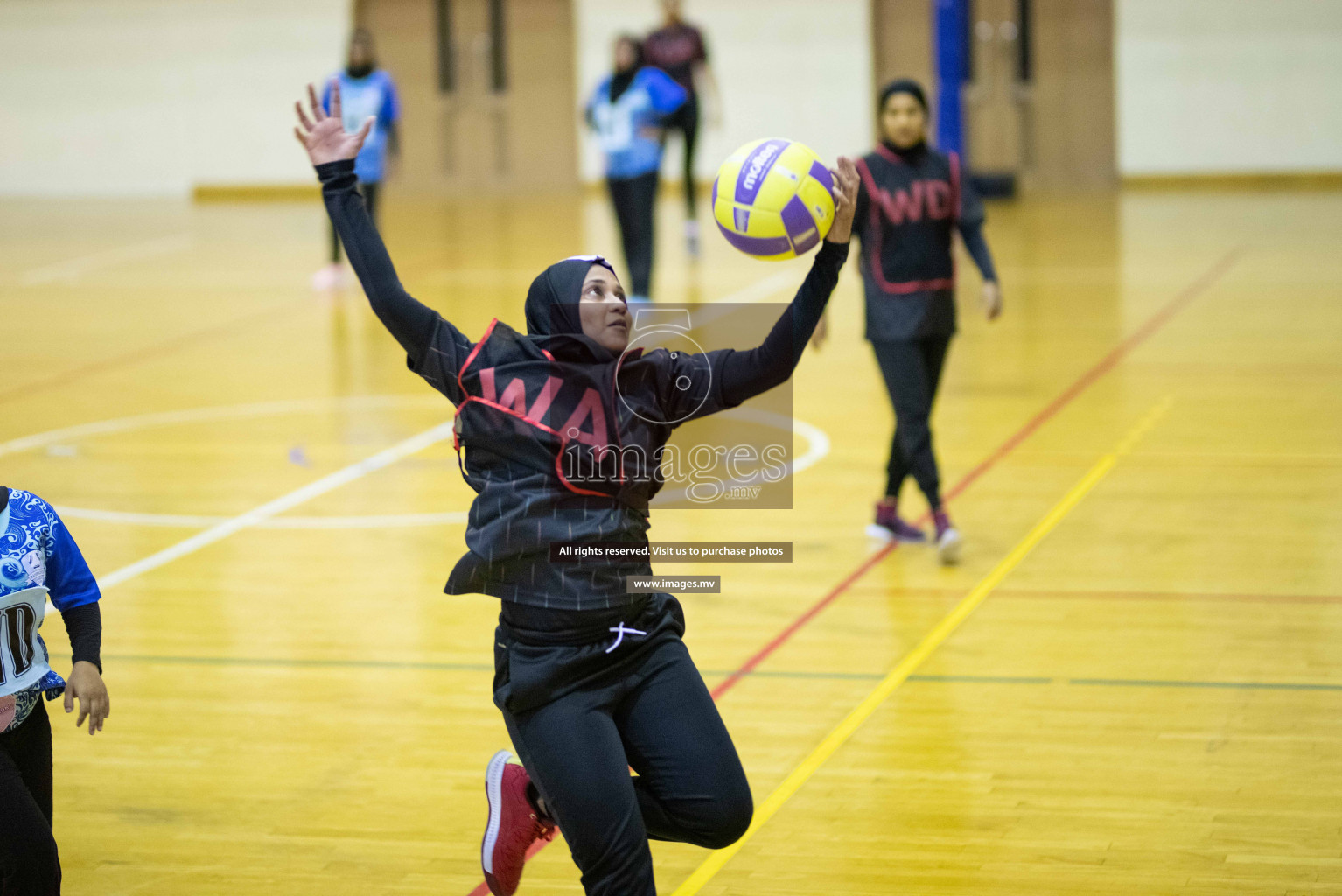 Milo National Netball Tournament 29th November 2021 at Social Center Indoor Court, Male, Maldives. Photos: Maanish/ Images Mv