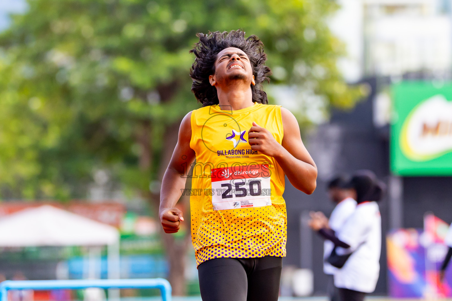 Day 5 of Inter-school Athletics Championship 2025 held in Ekuveni Synthetic Track, Male', Maldives on Saturday, 11th October 2025. Photos by: Nausham Waheed / Images.mv