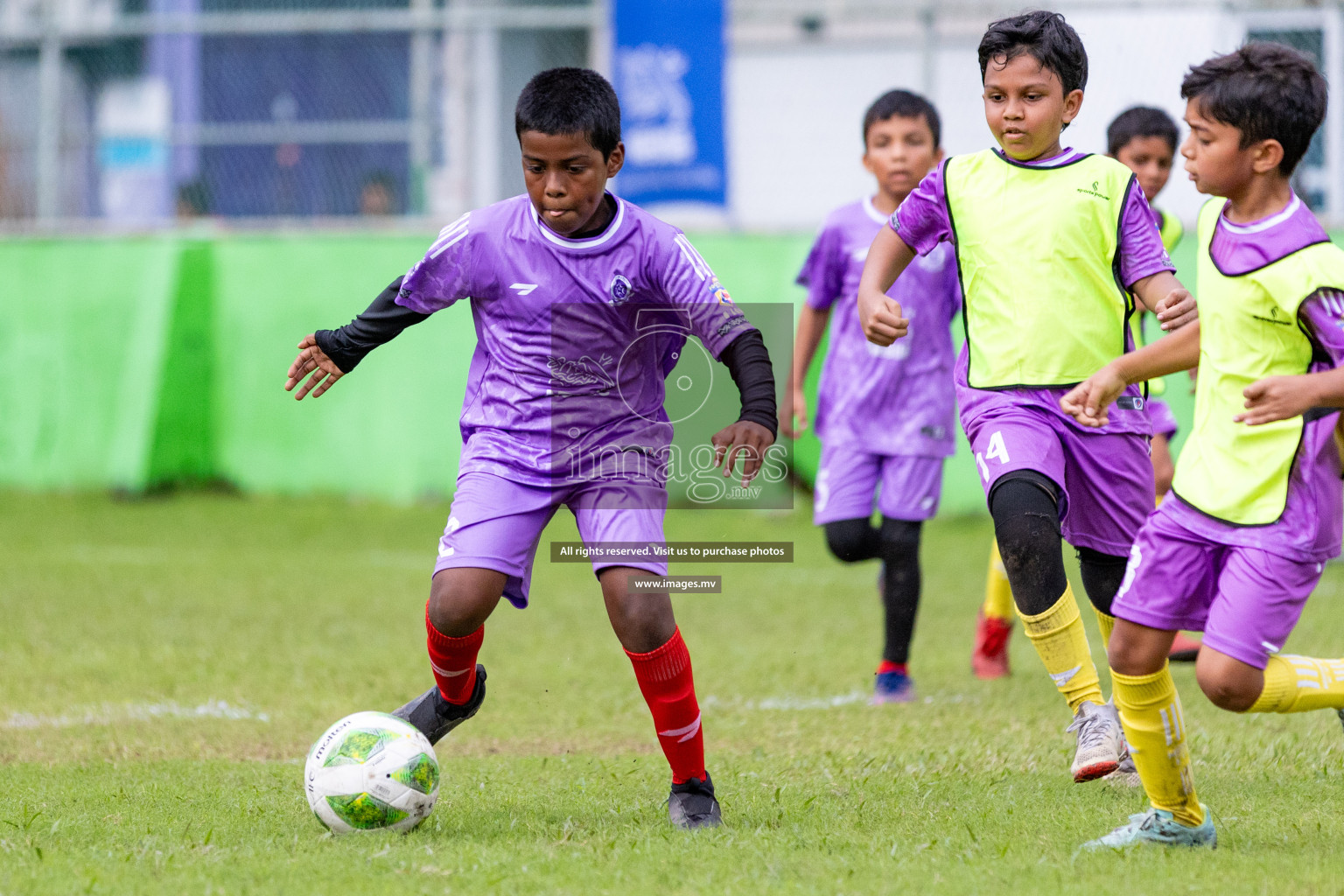 Day 1 of Milo kids football fiesta, held in Henveyru Football Stadium, Male', Maldives on Wednesday, 11th October 2023 Photos: Nausham Waheed/ Images.mv