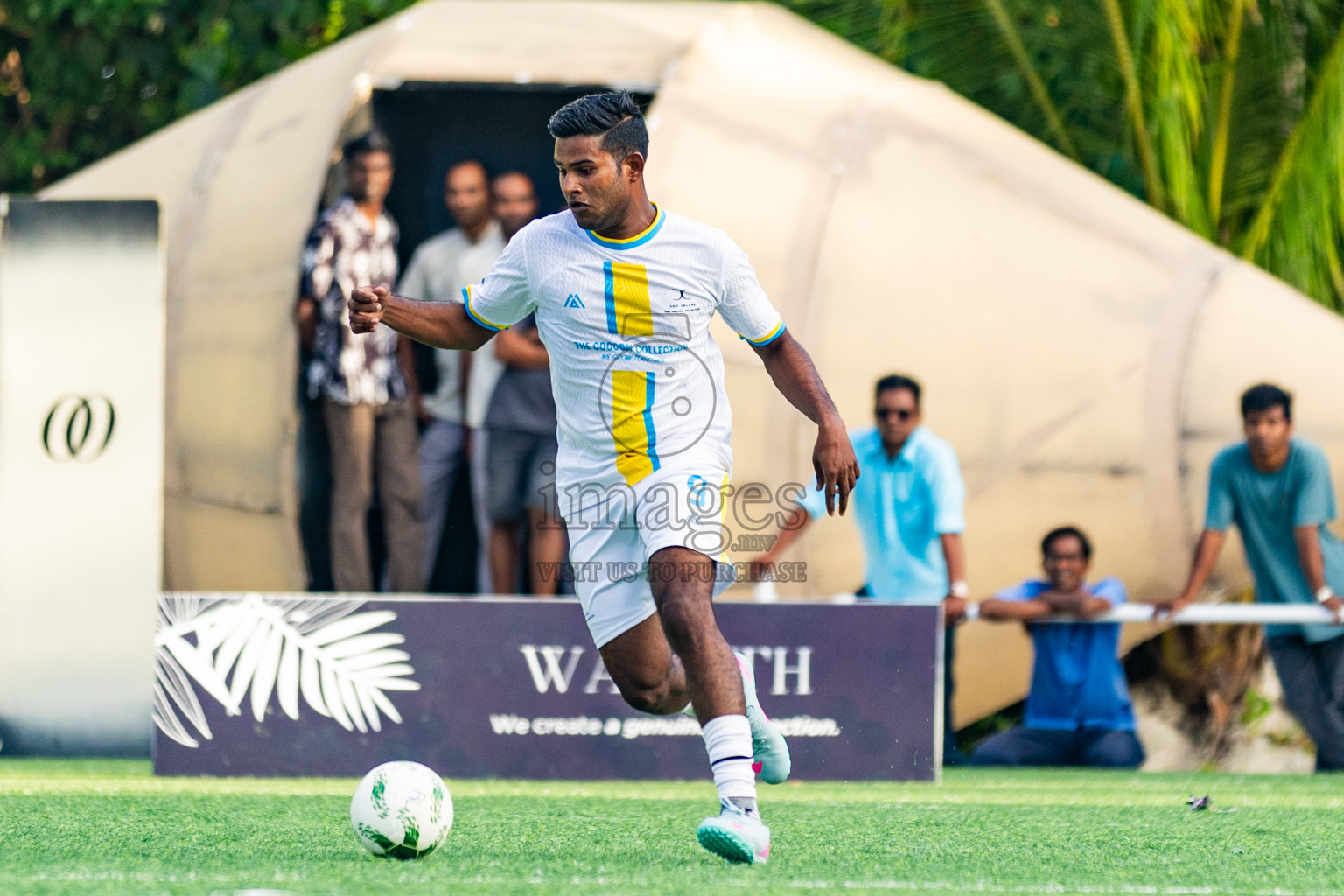 Oblu Sangli vs Joy Island in Resort League 2025 (North Male Zone) day 4 was held on Saturday, 6th September 2025 in One And Only Reethi Rah Maldives Resort, Photos: Areef Adam / images.mv