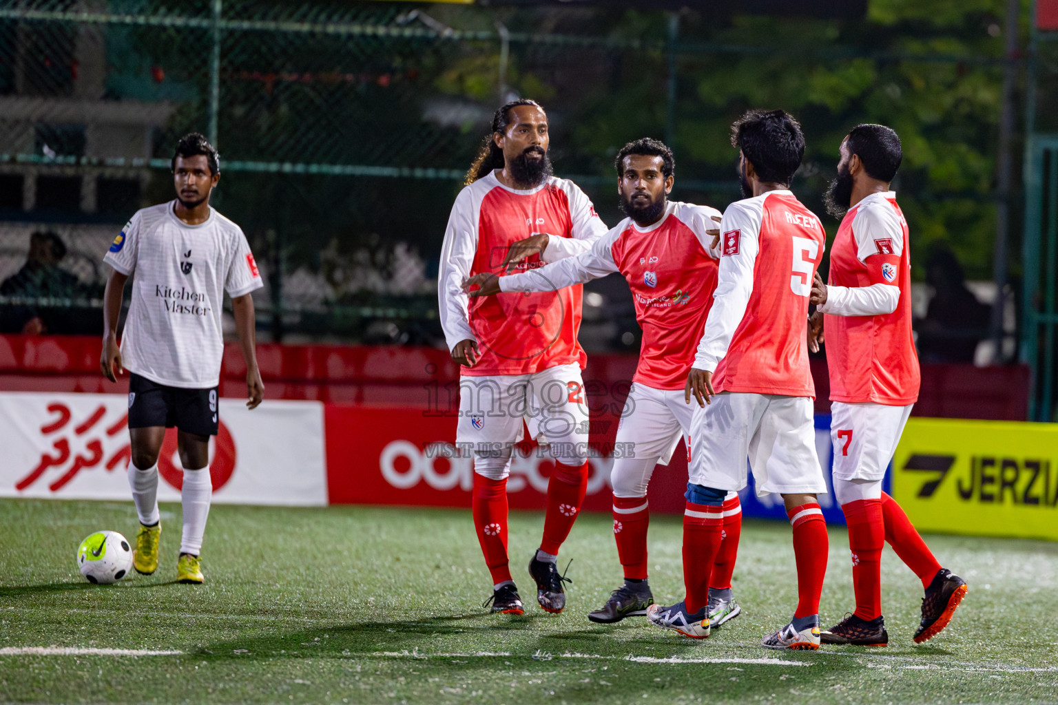 Sh. Kanditheemu vs N. Kendhikulhudhoo on Day 31 of Golden Futsal Challenge 2024, held on Friday, 16th February 2024 in Hulhumale', Maldives Photos: Hassan Simah / images.mv