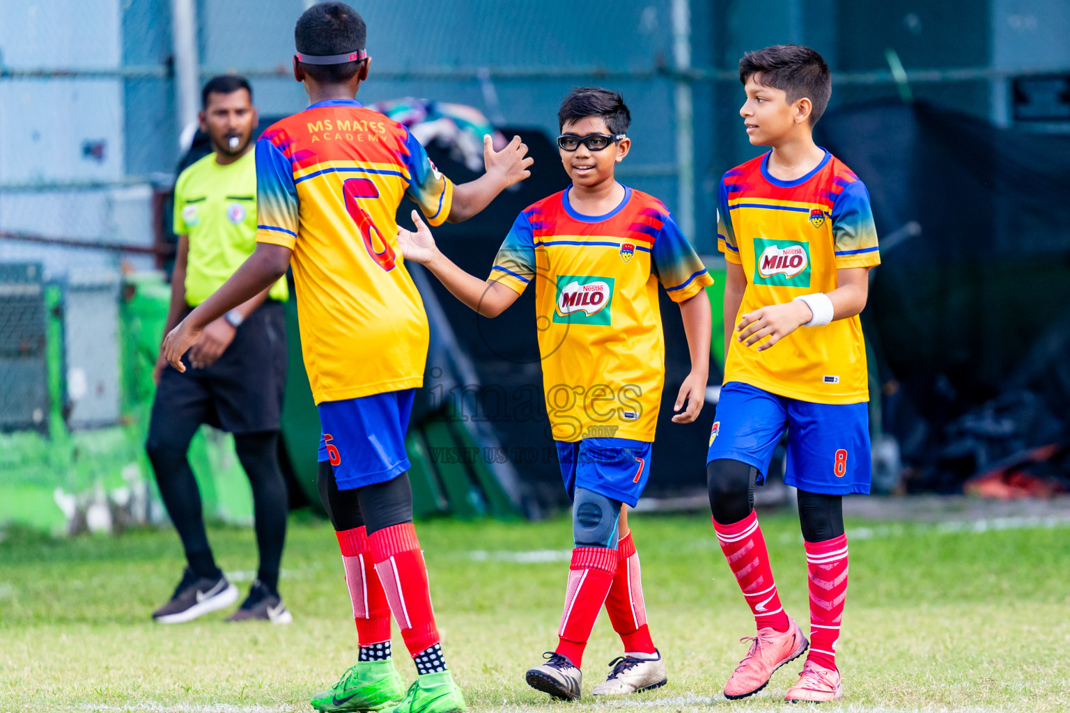 Day 2 of MILO Academy Championship 2025 (U-12) was held at Henveiru Stadium in Male', Maldives on Friday, 2nd May 2025. Photos: Nausham Waheed  / images.mv