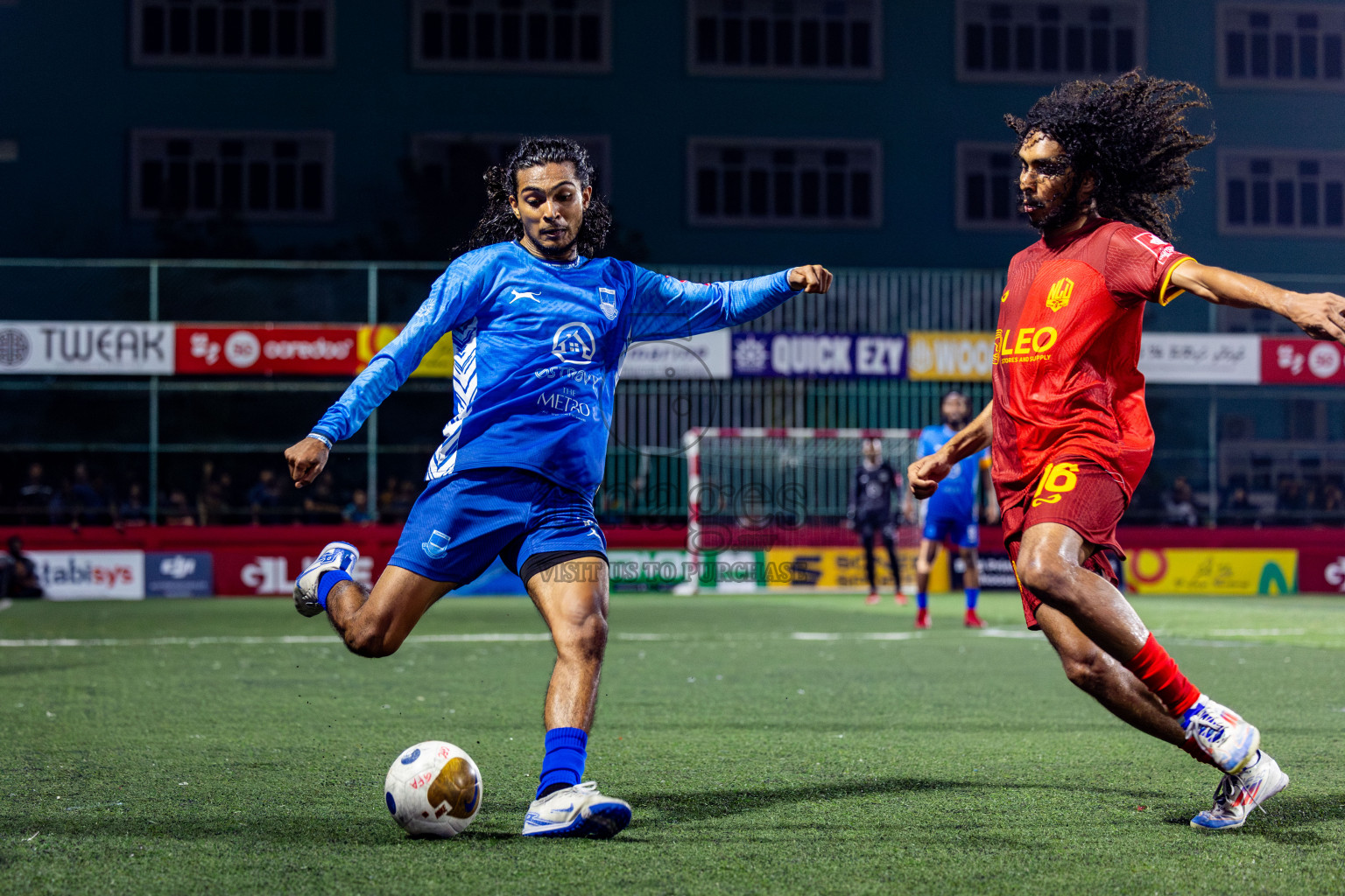GA Gemanafushi VS GA Nilandhoo in Day 8 of Golden Futsal Challenge 2025 was held on Sunday, 12th January 2025, in Hulhumale', Maldives Photos: Nausham Waheed , Ismail Thoriq / images.mv