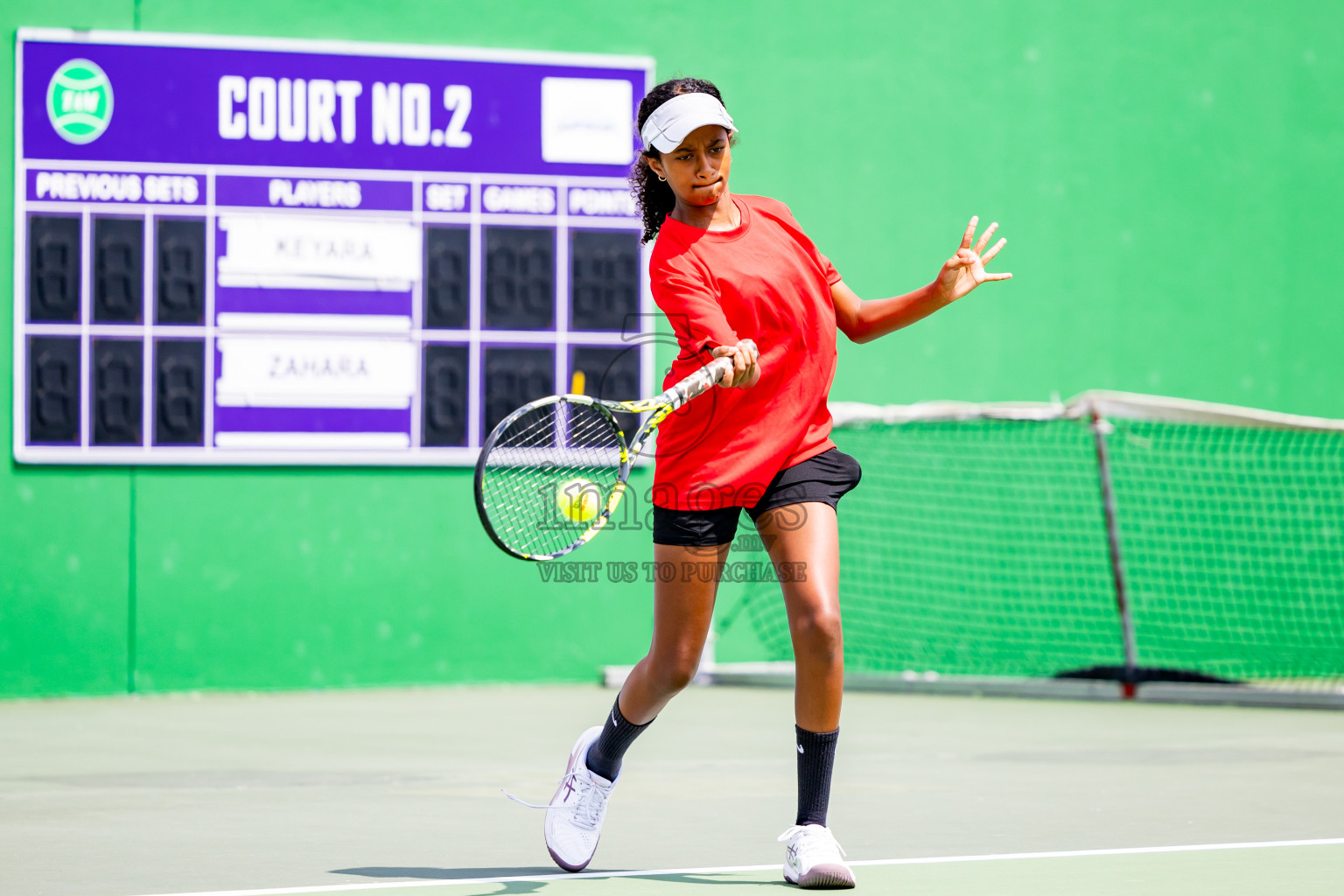 Day 4 of ATF Maldives Junior Open Tennis was held in Male' Tennis Court, Male', Maldives on Thursday, 12th December 2024. Photos: Nausham Waheed/ images.mv