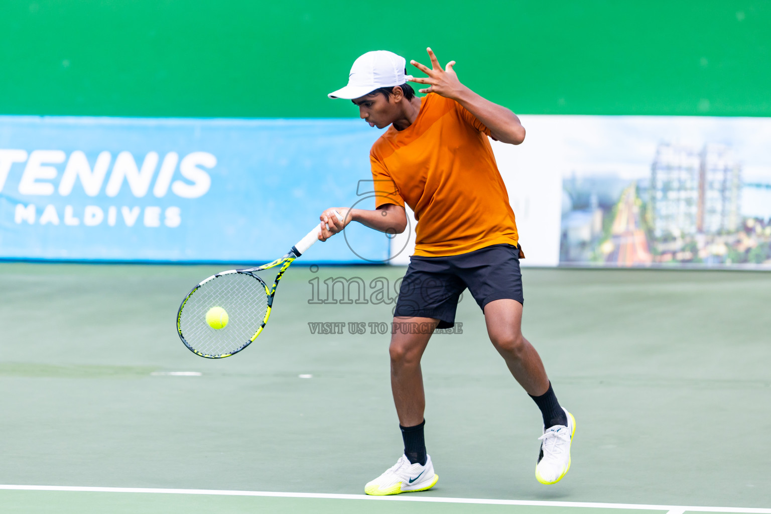 Day 5 of ATF Maldives Junior Open Tennis was held in Male' Tennis Court, Male', Maldives on Monday, 16th December 2024. Photos: Nausham Waheed/ images.mv