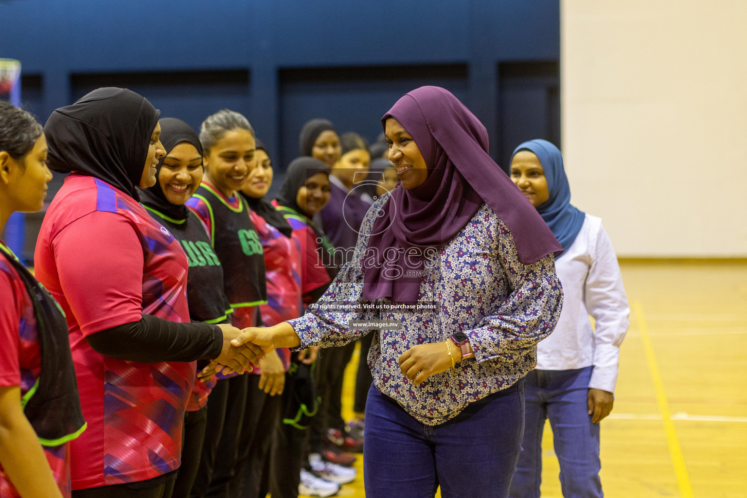 Sports Club Skylark vs United Unity Sports Club in the Milo National Netball Tournament 2022 on 19 July 2022, held in Social Center, Male', Maldives. Photographer: Shuu / Images.mv