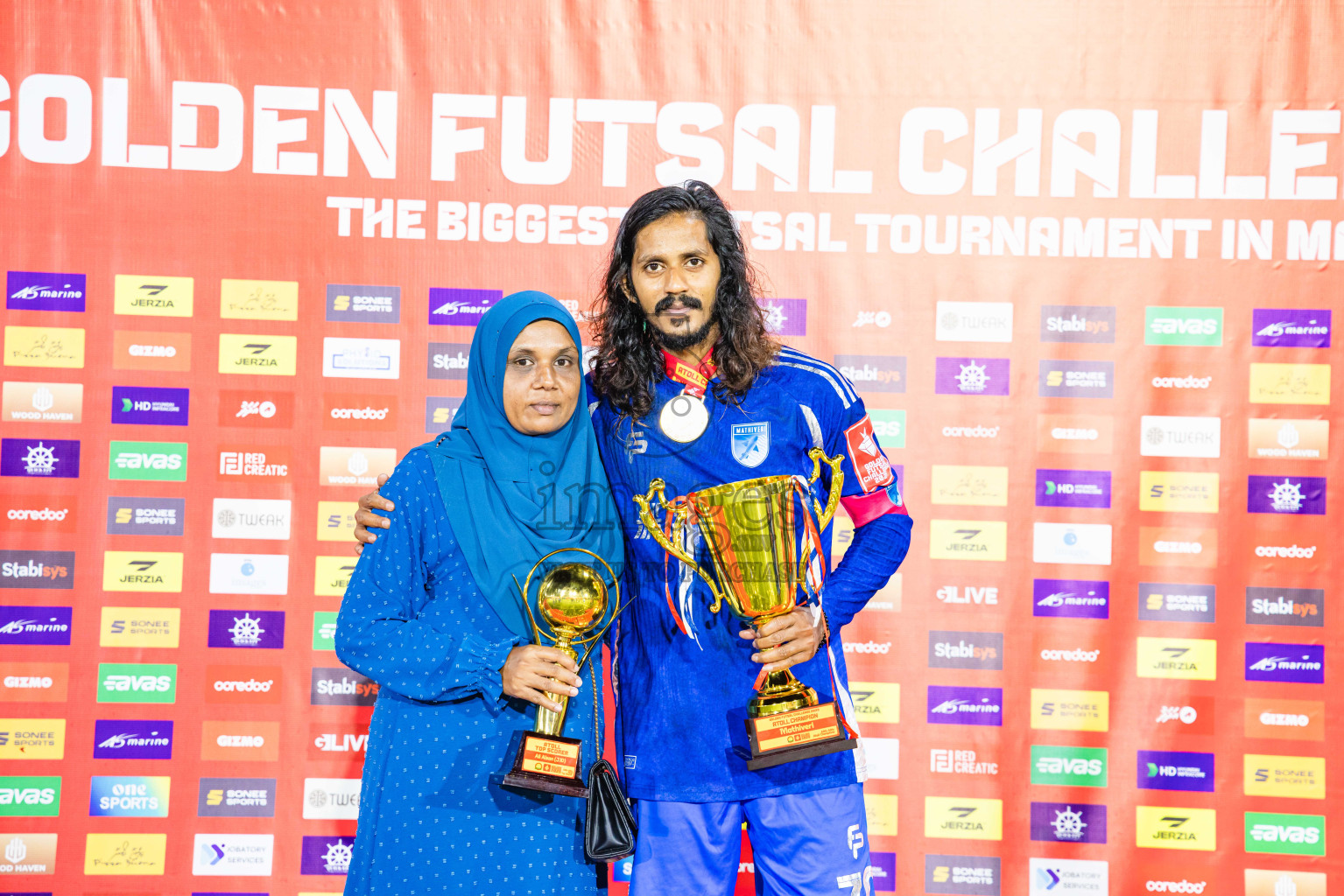 AA. Mathiveri VS AA. Thoddoo in Atoll Round Final on Day 20 of Golden Futsal Challenge 2025 was held on Thursday, 23rd January 2025, in Hulhumale', Maldives. Photos: Abdulla Abeed / images.mv