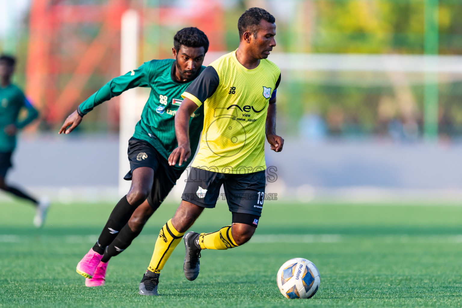 Baburu SC vs Kanmathi Juniors from Semi Final of Manadhoo Council Cup 2024 in N Manadhoo Maldives on Sunday, 25th February 2023. Photos: Nausham Waheed / images.mv