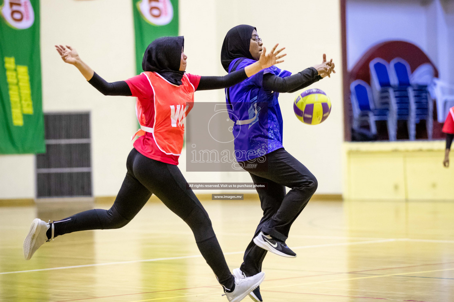 Milo National Netball Tournament 30th November 2021 at Social Center Indoor Court, Male, Maldives. Photos: Shuu & Nausham/ Images Mv