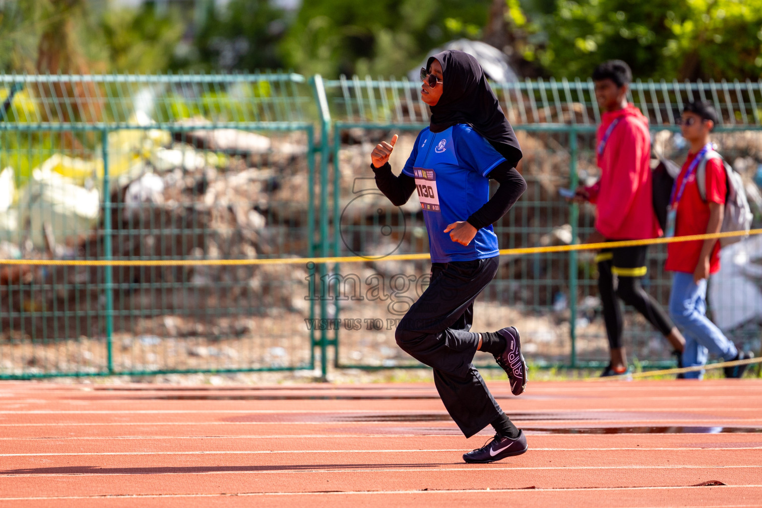 Day 2 of MWSC Interschool Athletics Championships 2024 held in Hulhumale Running Track, Hulhumale, Maldives on Sunday, 10th November 2024. 
Photos by:  Hassan Simah / Images.mv