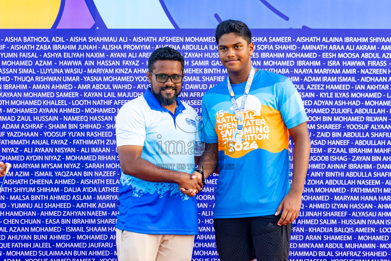 15th National Open Water Swimming Competition 2024 held in Kudagiri Picnic Island, Maldives on Saturday, 28th September 2024. Photos: Nausham Waheed / images.mv