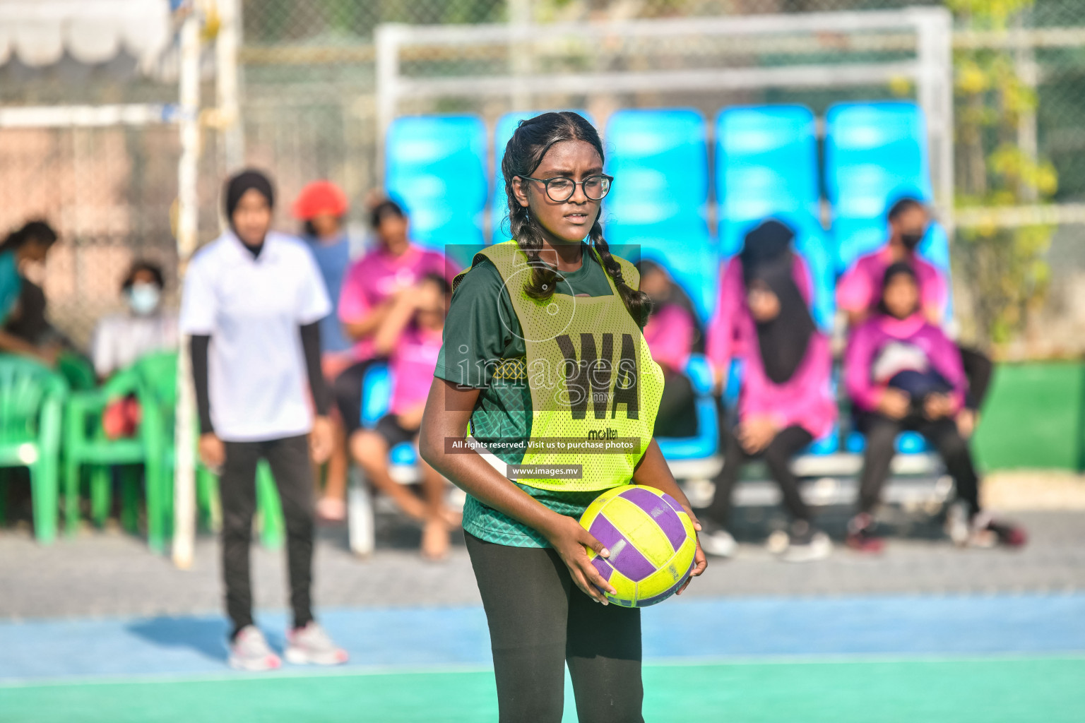 Day 11 of Junior Netball Championship 2022 held in Male', Maldives. Photos by Nausham Waheed