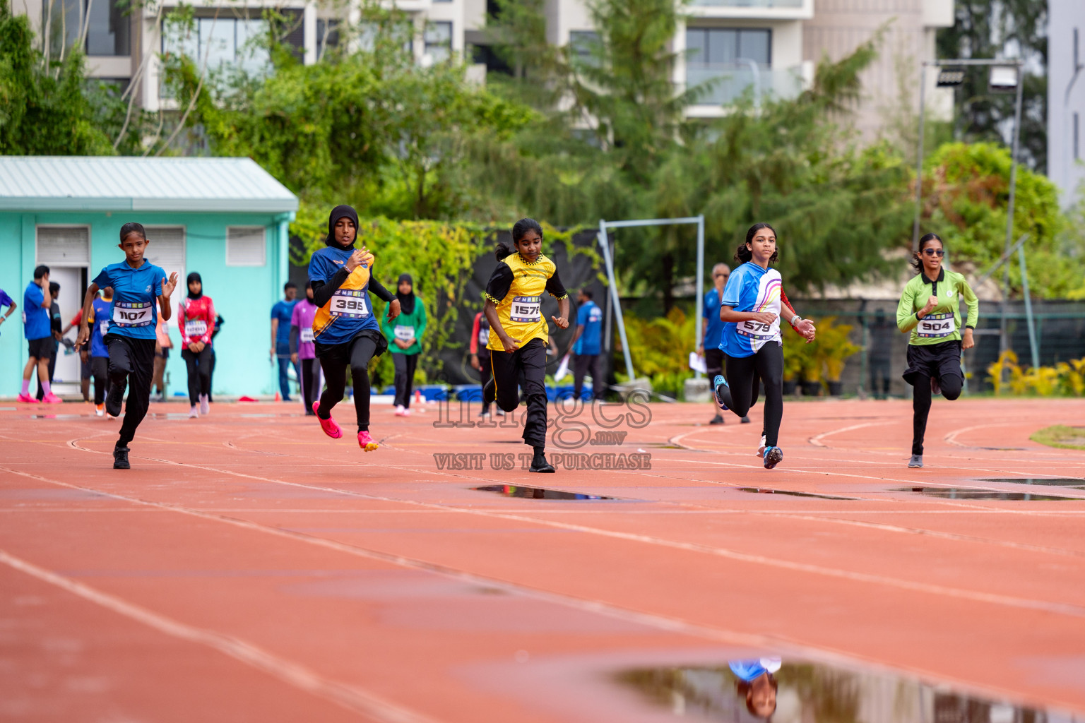 Day 1 of MWSC Interschool Athletics Championships 2024 held in Hulhumale Running Track, Hulhumale, Maldives on Saturday, 9th November 2024. 
Photos by: Ismail Thoriq, Hassan Simah / Images.mv