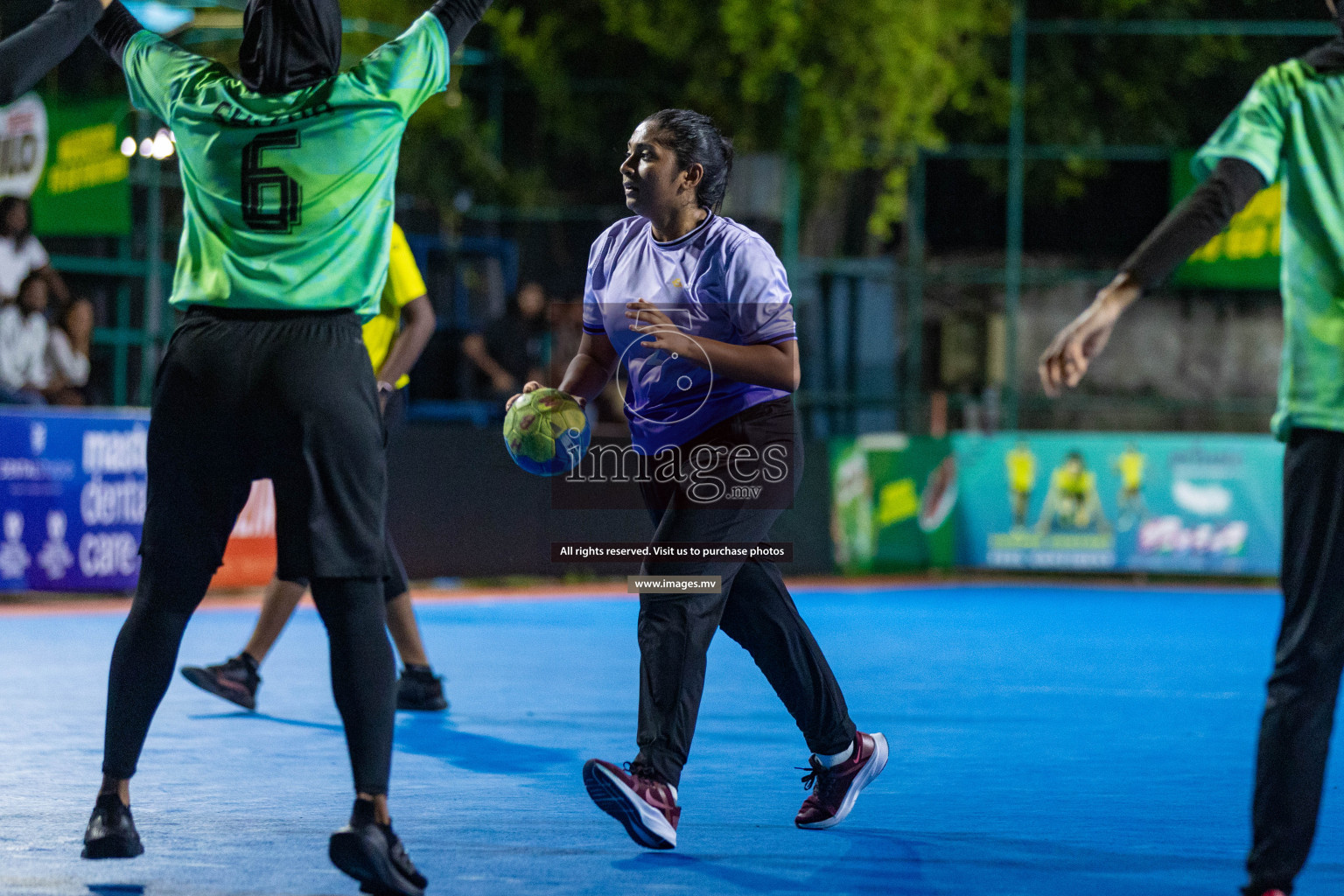 Quarter Final of 7th Inter-Office/Company Handball Tournament 2023, held in Handball ground, Male', Maldives on Friday, 20th October 2023 Photos: Nausham Waheed/ Images.mv