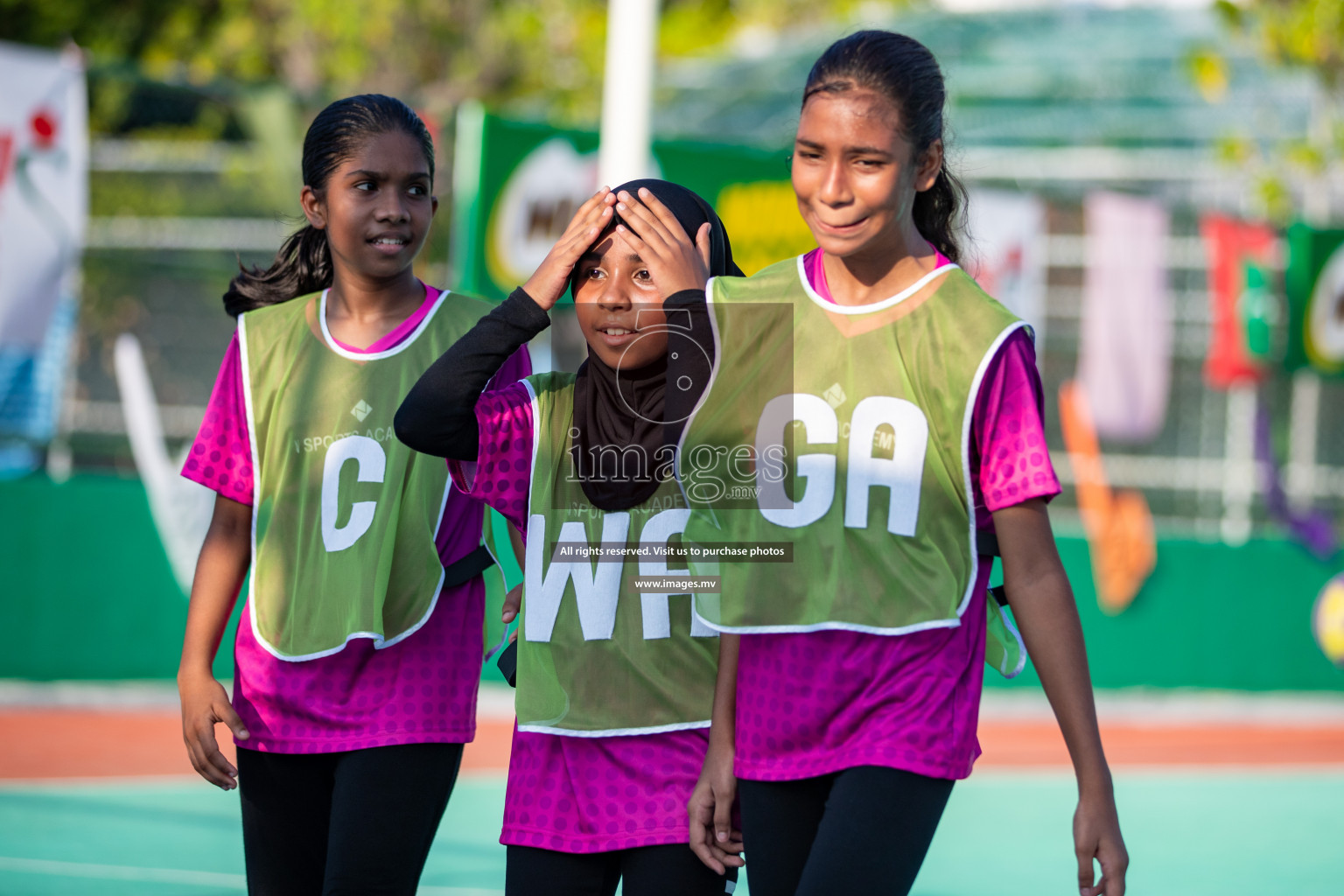 Day 8 of Junior Netball Championship 2022 on 11th March 2022 held in Male', Maldives. Photos by Nausham Waheed & Hassan Simah