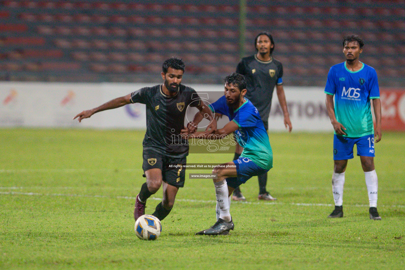 President's Cup 2023 - Club Eagles vs Super United Sports, held in National Football Stadium, Male', Maldives  Photos: Mohamed Mahfooz Moosa/ Images.mv