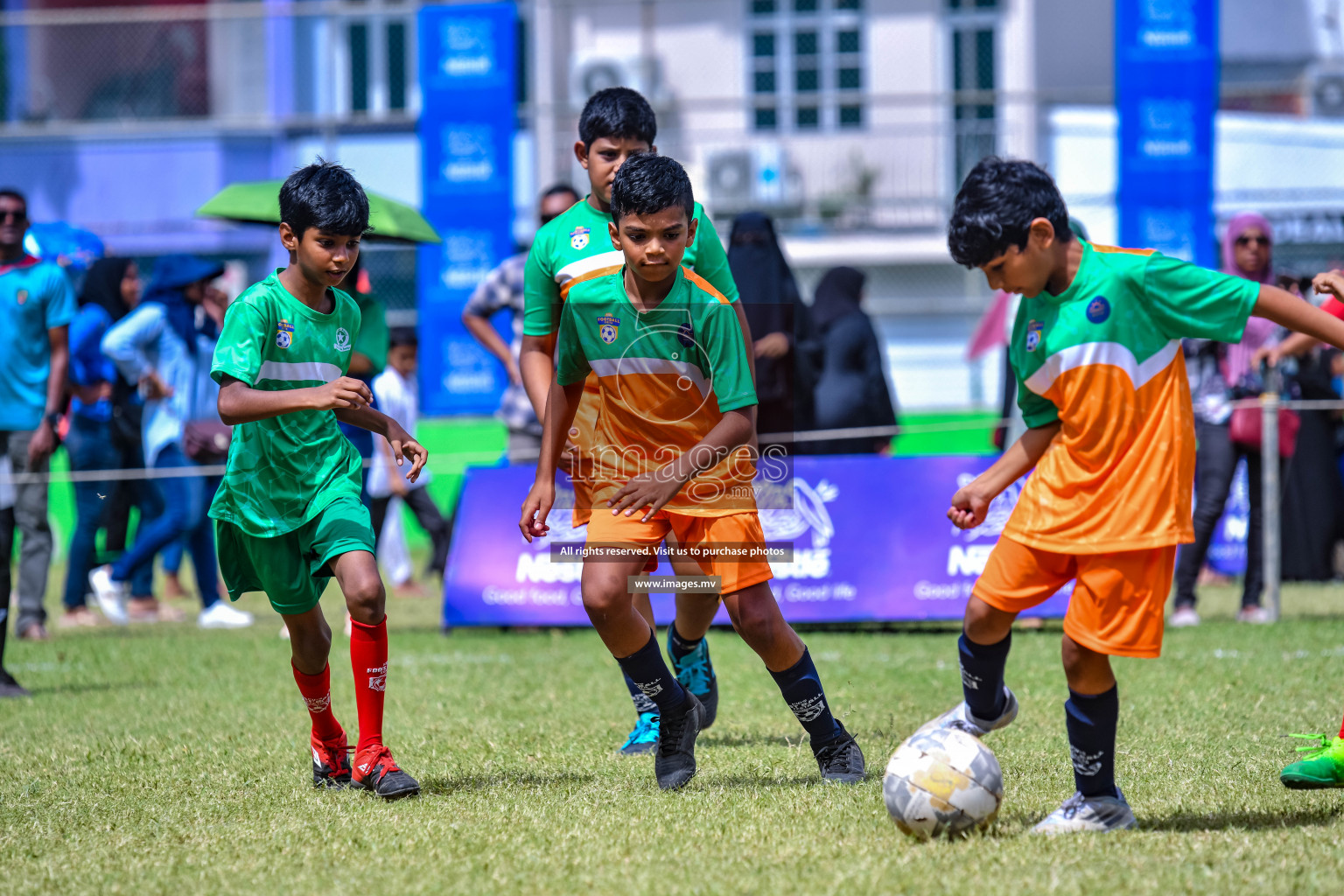 Day 3 of Milo Kids Football Fiesta 2022 was held in Male', Maldives on 21st October 2022. Photos: Nausham Waheed/ images.mv