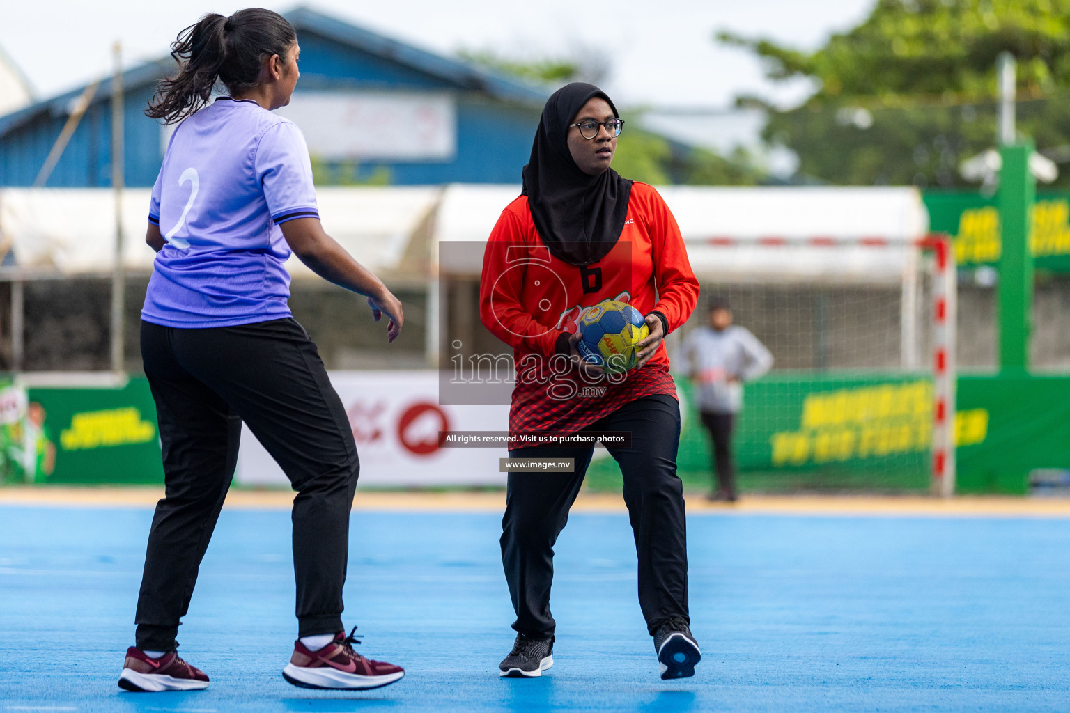 Day 4 of 7th Inter-Office/Company Handball Tournament 2023, held in Handball ground, Male', Maldives on Monday, 18th September 2023 Photos: Nausham Waheed/ Images.mv