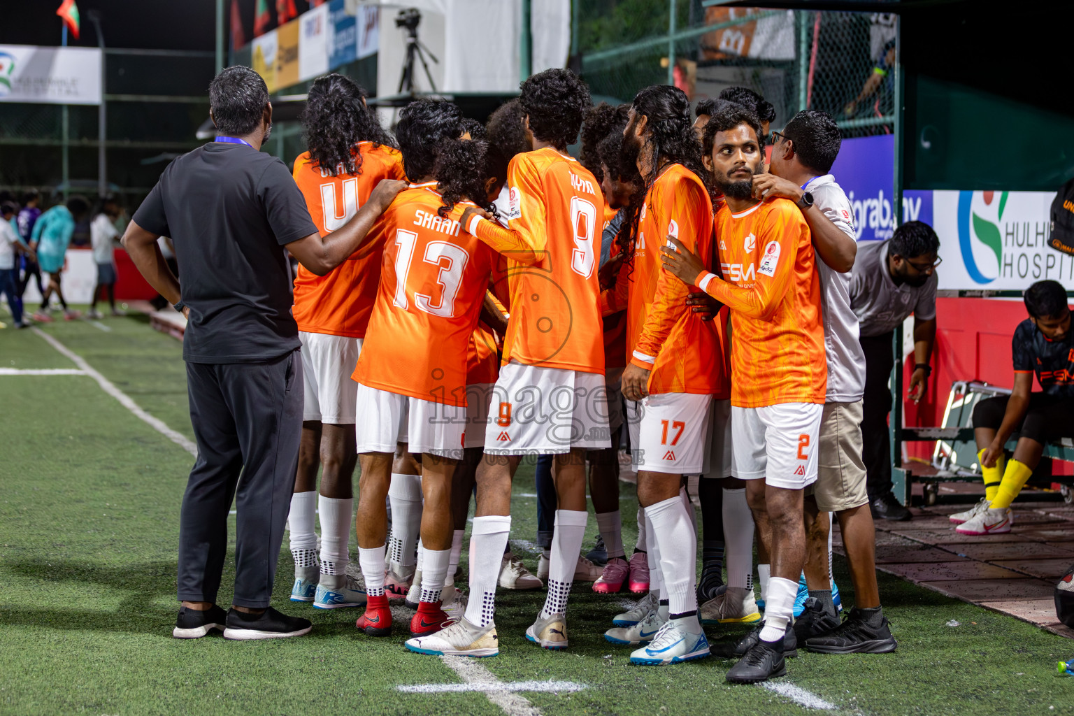 TEAM FSM vs CLUB TTS in Club Maldives Cup 2024 held in Rehendi Futsal Ground, Hulhumale', Maldives on Tuesday, 1st October 2024. Photos: Nausham Waheed / images.mv