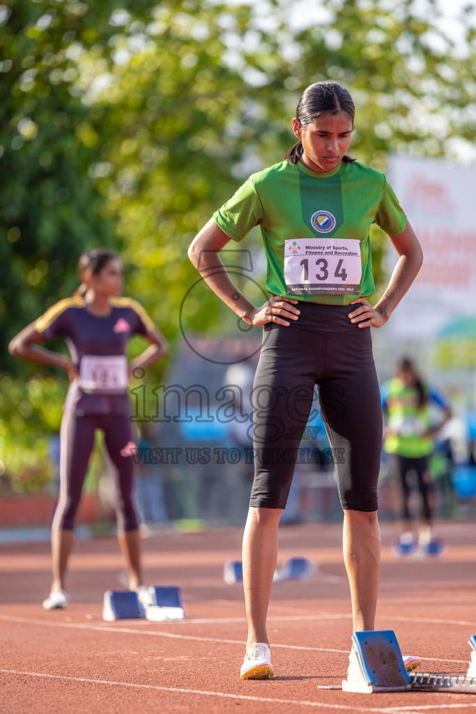 Day 3 of 33rd National Athletics Championship was held in Ekuveni Track at Male', Maldives on Saturday, 7th September 2024. Photos: Suaadh Abdul Sattar / images.mv