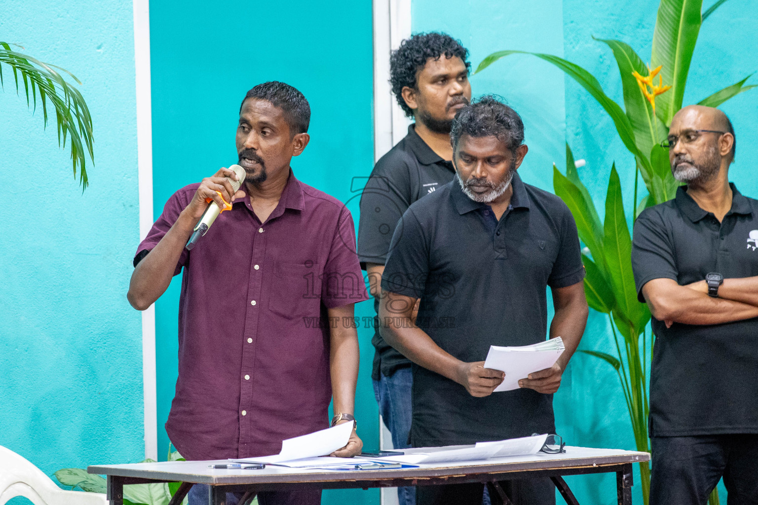 Senior Finals and Awarding ceremony of Interschool Table Tennis Tournament 2024 was held in Male' TT Hall, Male', Maldives on Saturday, 10th August 2024.
Photos: Ismail Thoriq / images.mv