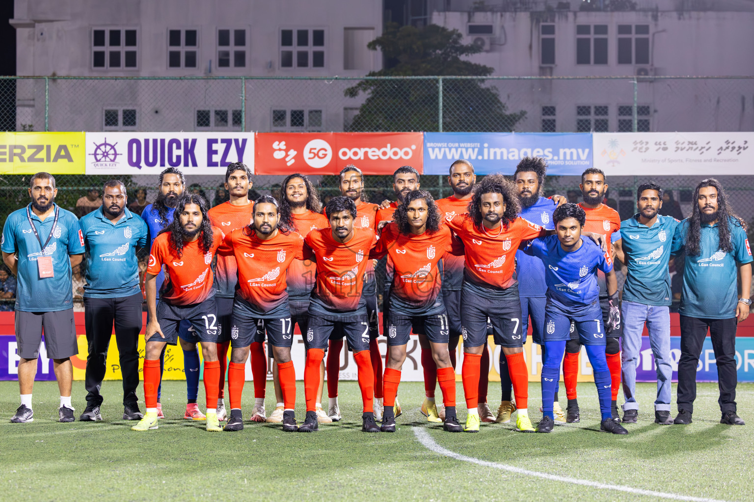 L Gan vs L Maabaidhoo in Day 14 of Golden Futsal Challenge 2025 was held on Saturday, 18th January 2025, in Hulhumale', Maldives. Photos: Ismail Thoriq / images.mv