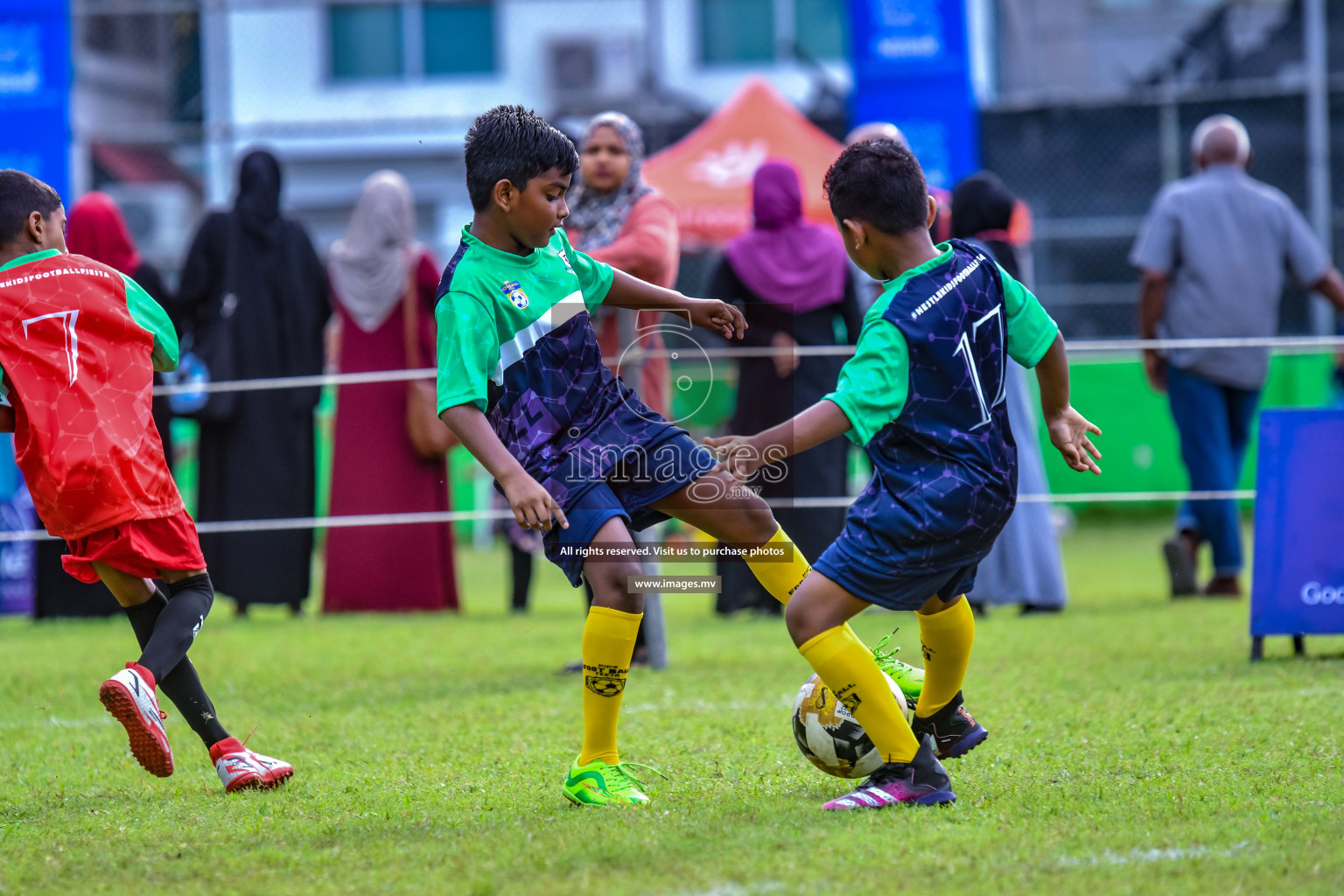 Day 1 of Milo Kids Football Fiesta 2022 was held in Male', Maldives on 19th October 2022. Photos: Nausham Waheed/ images.mv