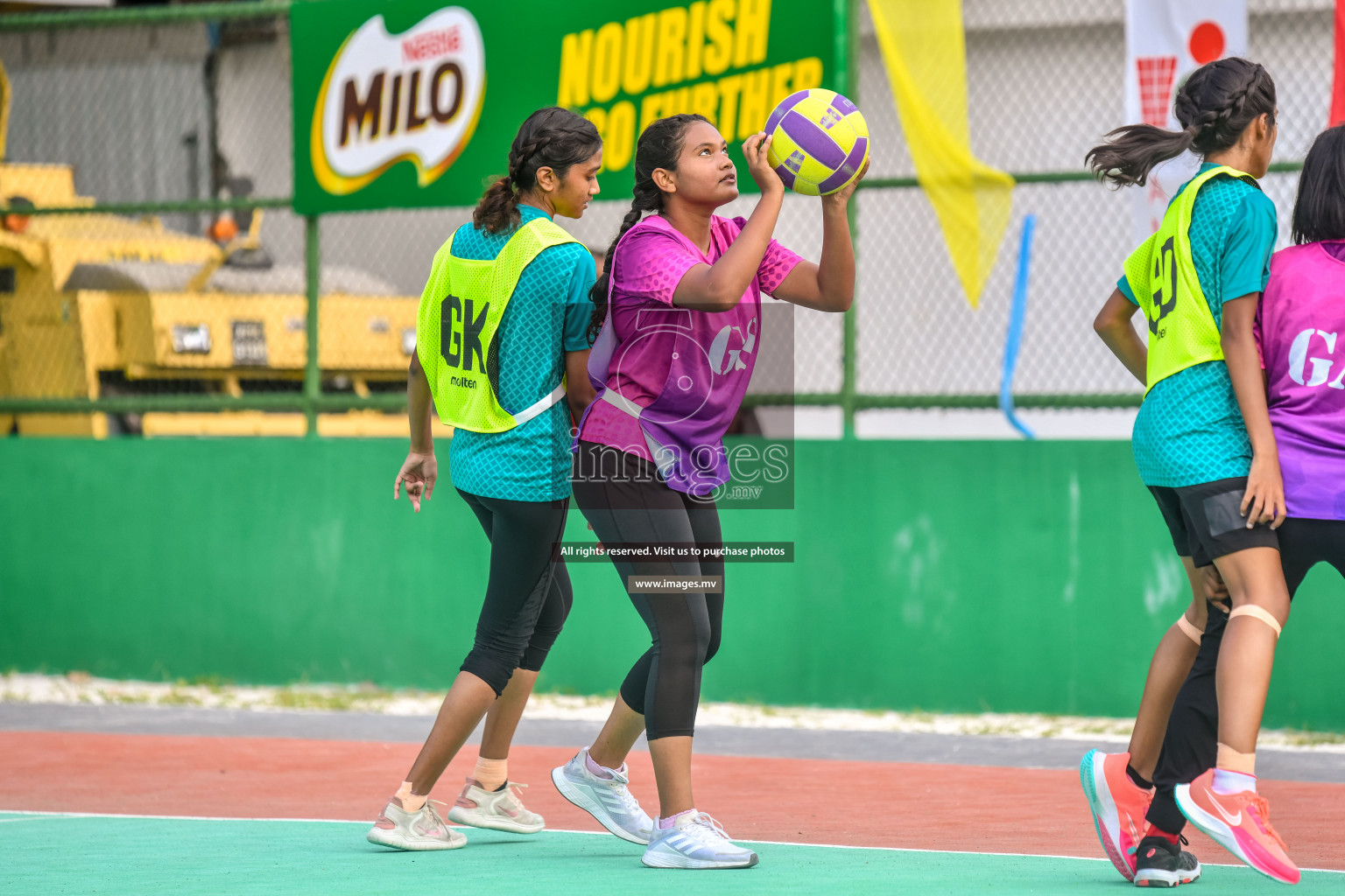 Day 13 of Junior Netball Championship 2022 held in Male', Maldives. Photos by Nausham Waheed