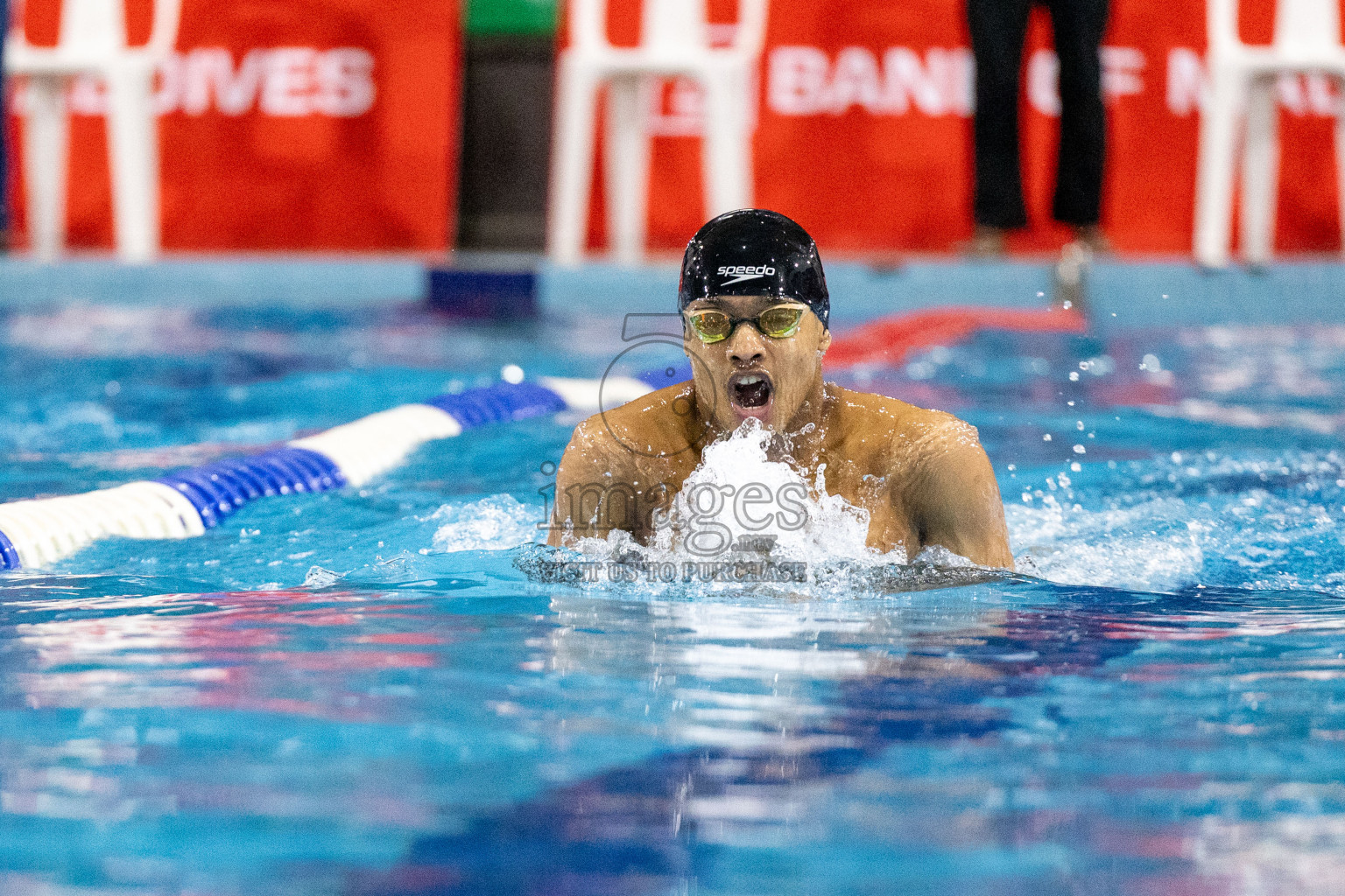 Day 4 of 20th Inter-school Swimming Competition 2024 held in Hulhumale', Maldives on Tuesday, 15th October 2024. Photos: Ismail Thoriq / images.mv