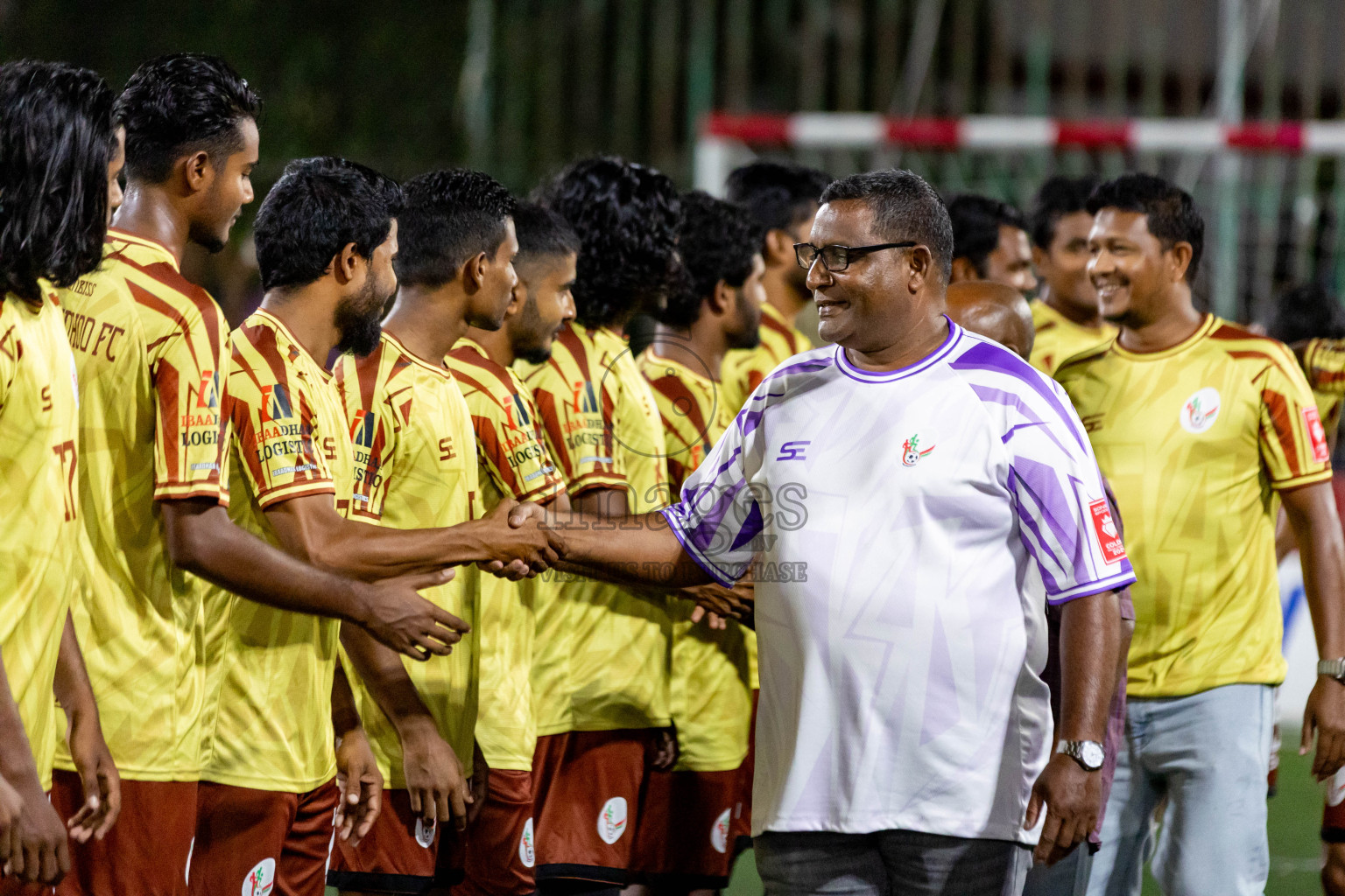 N.Holhudhoo VS N.Miladhoo in Day 11 of Golden Futsal Challenge 2024 was held on Thursday, 25th January 2024, in Hulhumale', Maldives
Photos: Nausham Waheed / images.mv