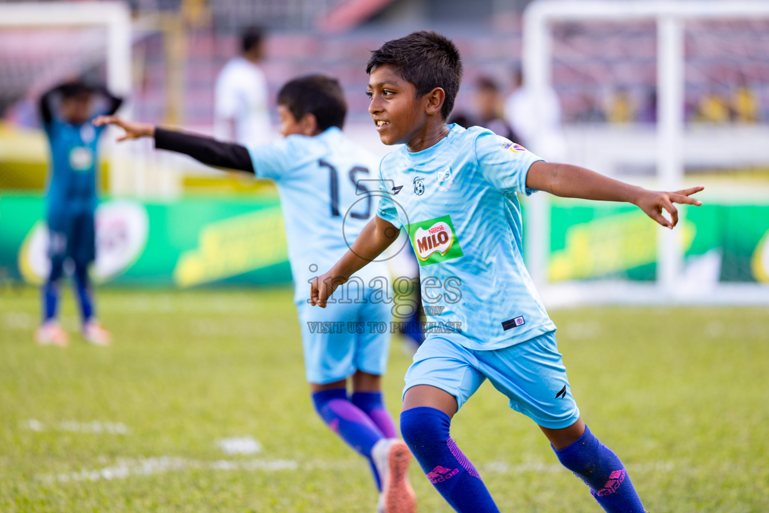 Day 2 of MILO Kids Football Fiesta was held at National Stadium in Male', Maldives on Saturday, 24th February 2024.