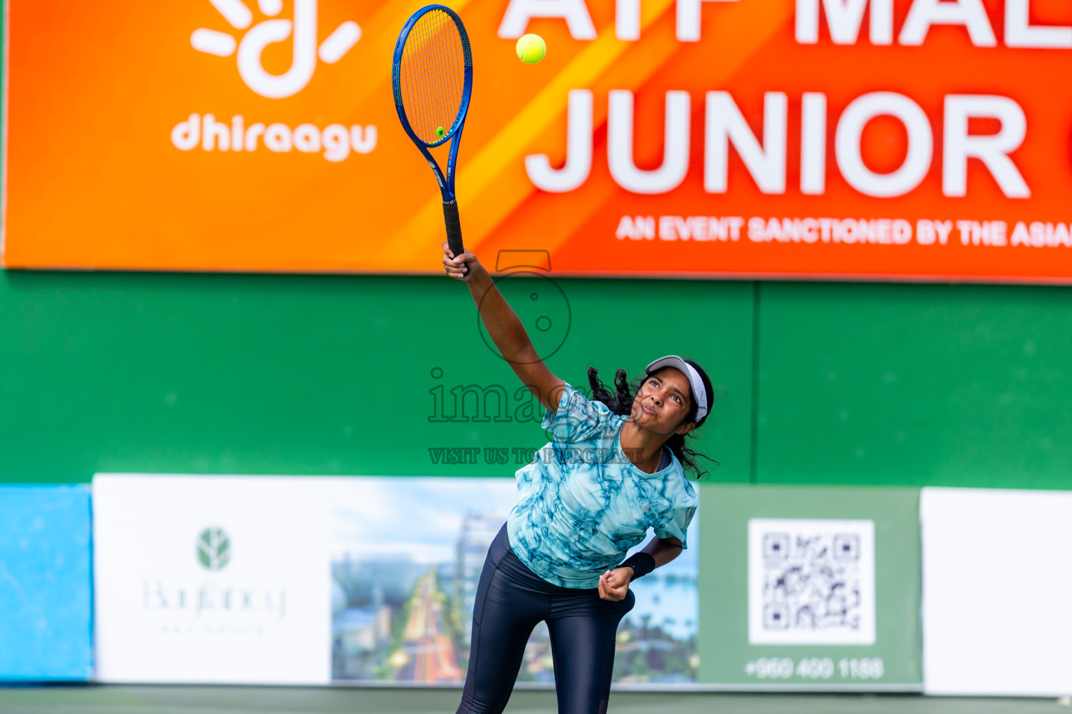 Day 8 of ATF Maldives Junior Open Tennis was held in Male' Tennis Court, Male', Maldives on Thursday, 19th December 2024. Photos: Nausham Waheed/ images.mv