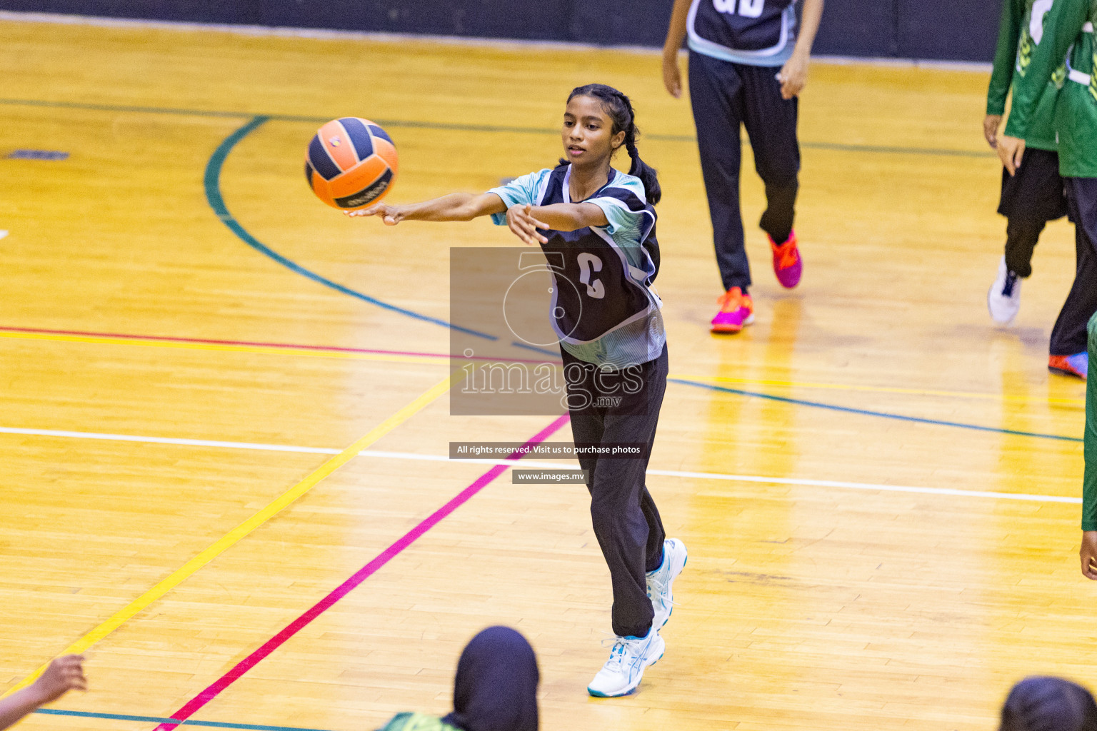 Day5 of 24th Interschool Netball Tournament 2023 was held in Social Center, Male', Maldives on 31st October 2023. Photos: Nausham Waheed / images.mv