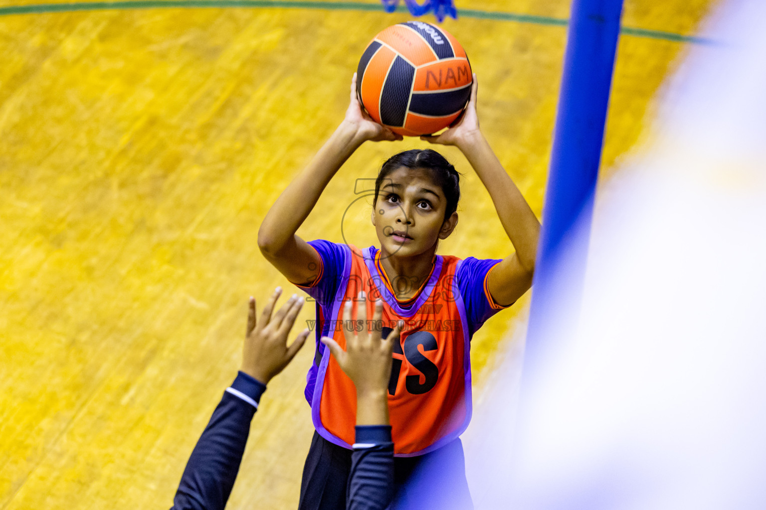 Day 5 of 25th Inter-School Netball Tournament was held in Social Center at Male', Maldives on Tuesday, 13th August 2024. Photos: Nausham Waheed / images.mv