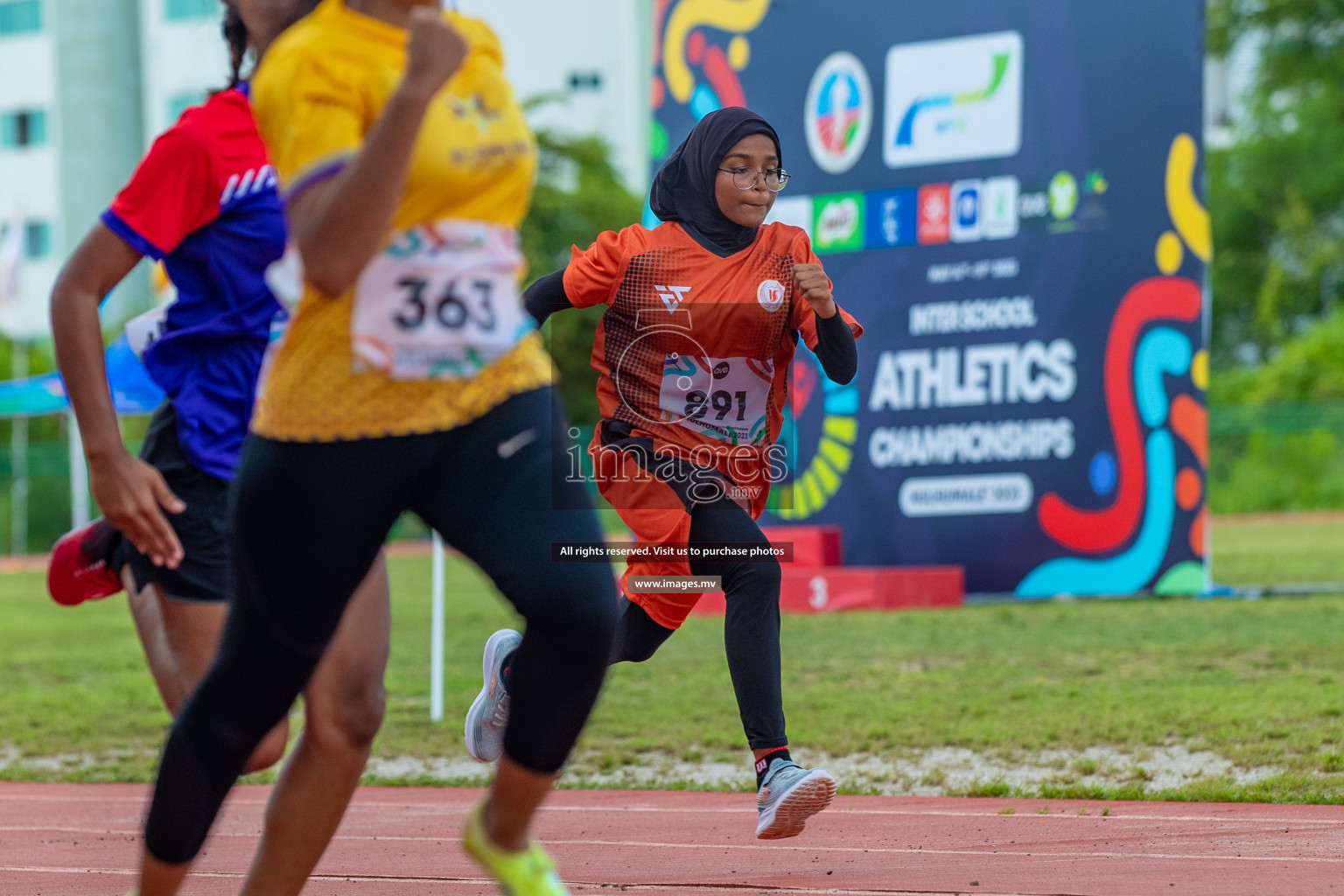 Day two of Inter School Athletics Championship 2023 was held at Hulhumale' Running Track at Hulhumale', Maldives on Sunday, 15th May 2023. Photos: Nausham Waheed / images.mv