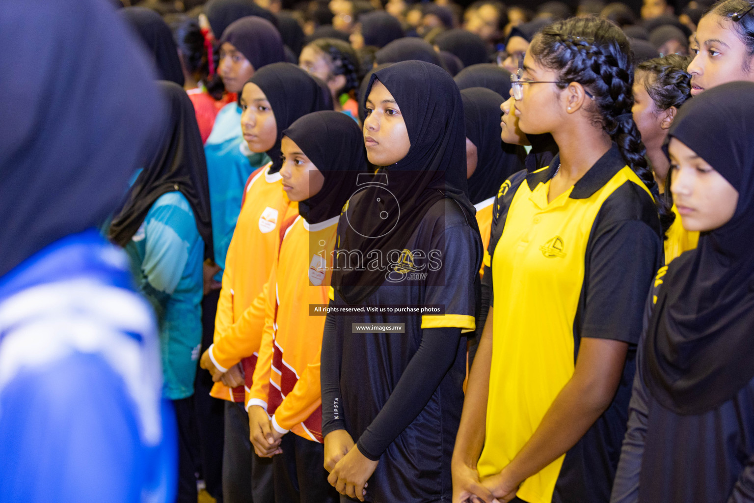 24th Interschool Netball Tournament 2023 was held in Social Center, Male', Maldives on 27th October 2023. Photos: Nausham Waheed / images.mv