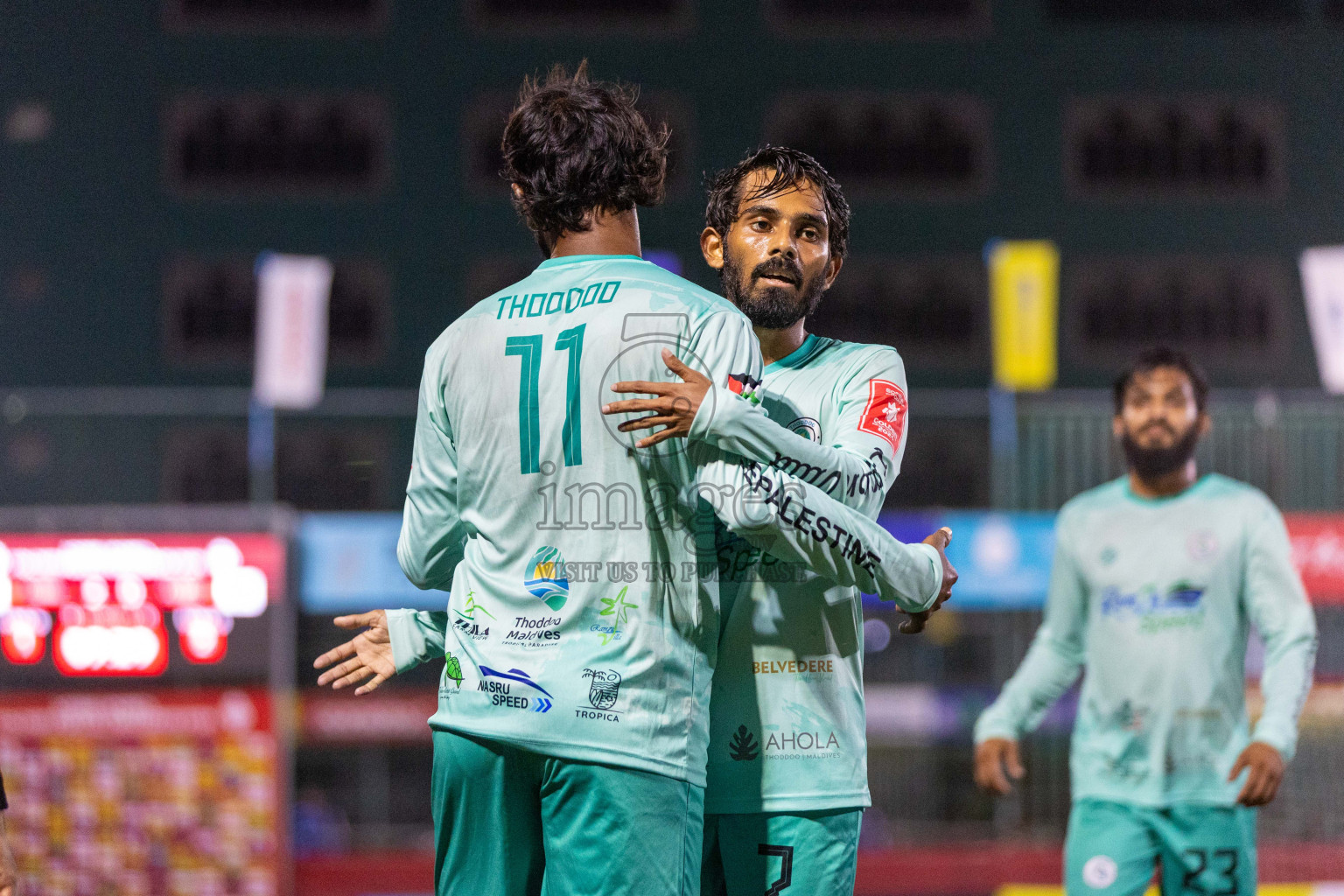 AA Thoddoo vs AA Feridhoo in Day 6 of Golden Futsal Challenge 2024 was held on Saturday, 20th January 2024, in Hulhumale', Maldives Photos: Nausham Waheed / images.mv