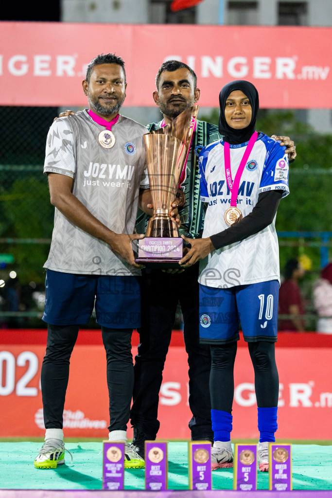 MPL vs POLICE CLUB in Finals of Eighteen Thirty 2024 held in Rehendi Futsal Ground, Hulhumale', Maldives on Sunday, 22nd September 2024. Photos: Shuu / images.mv