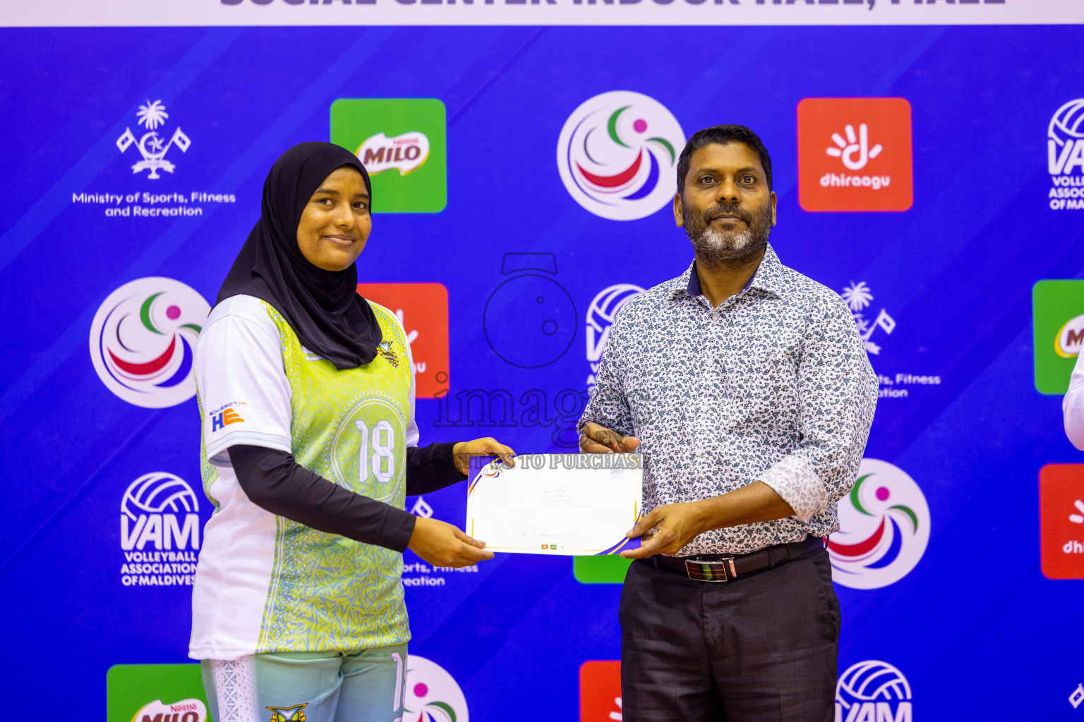 Police Club vs Club Wamco in the Final of Women's Division of VAM Cup 2025 held in Male', Maldives on Thursdsay, 17th April 2025 at Social Center Indoor Hall Photos By: Nausham Waheed / images.mv