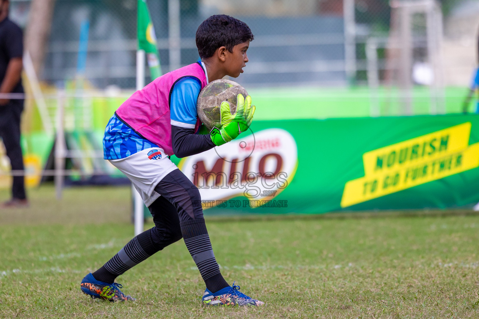 Day 1 of MILO Academy Championship 2024 - U12 was held at Henveiru Grounds in Male', Maldives on Thursday, 4th July 2024. Photos: Shuu Abdul Sattar / images.mv