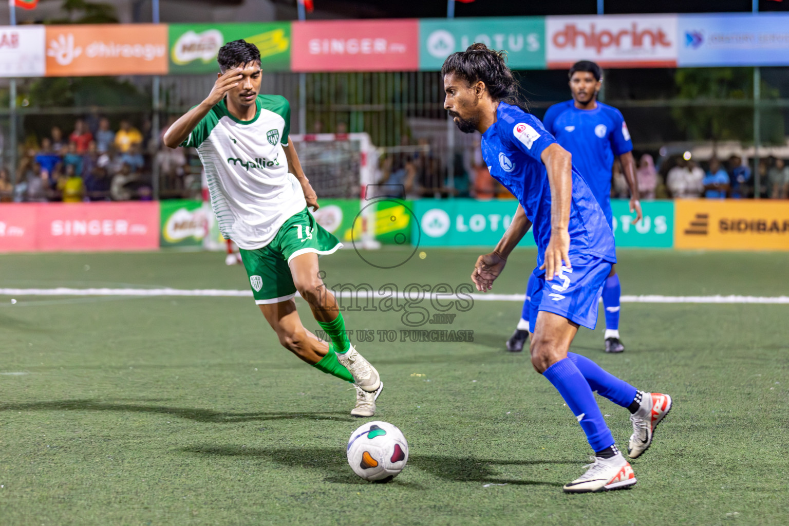 Team Allied vs Club HDC in Club Maldives Cup 2024 held in Rehendi Futsal Ground, Hulhumale', Maldives on Friday, 27th September 2024. 
Photos: Hassan Simah / images.mv